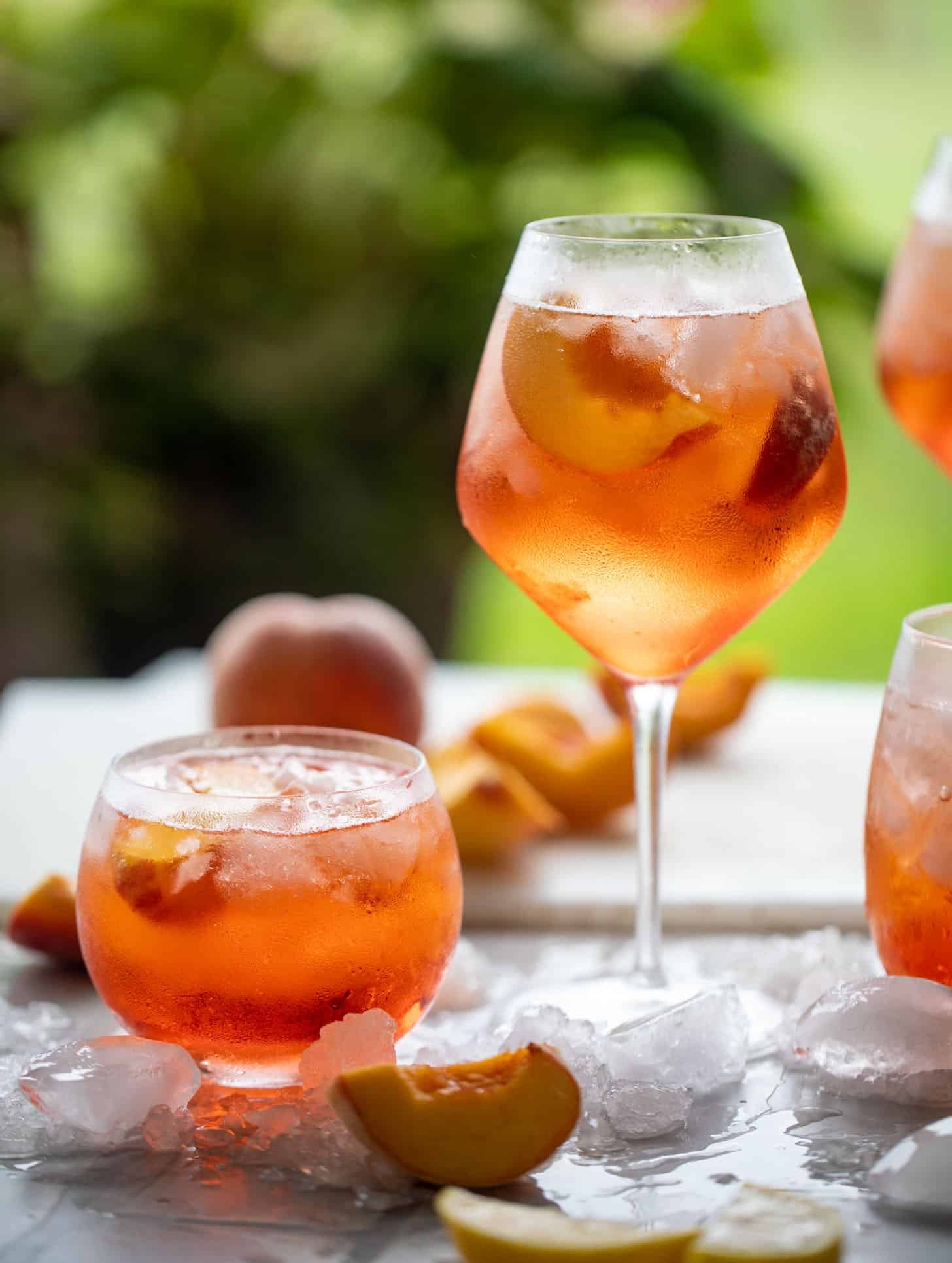 sparkling rosé aperol spritz