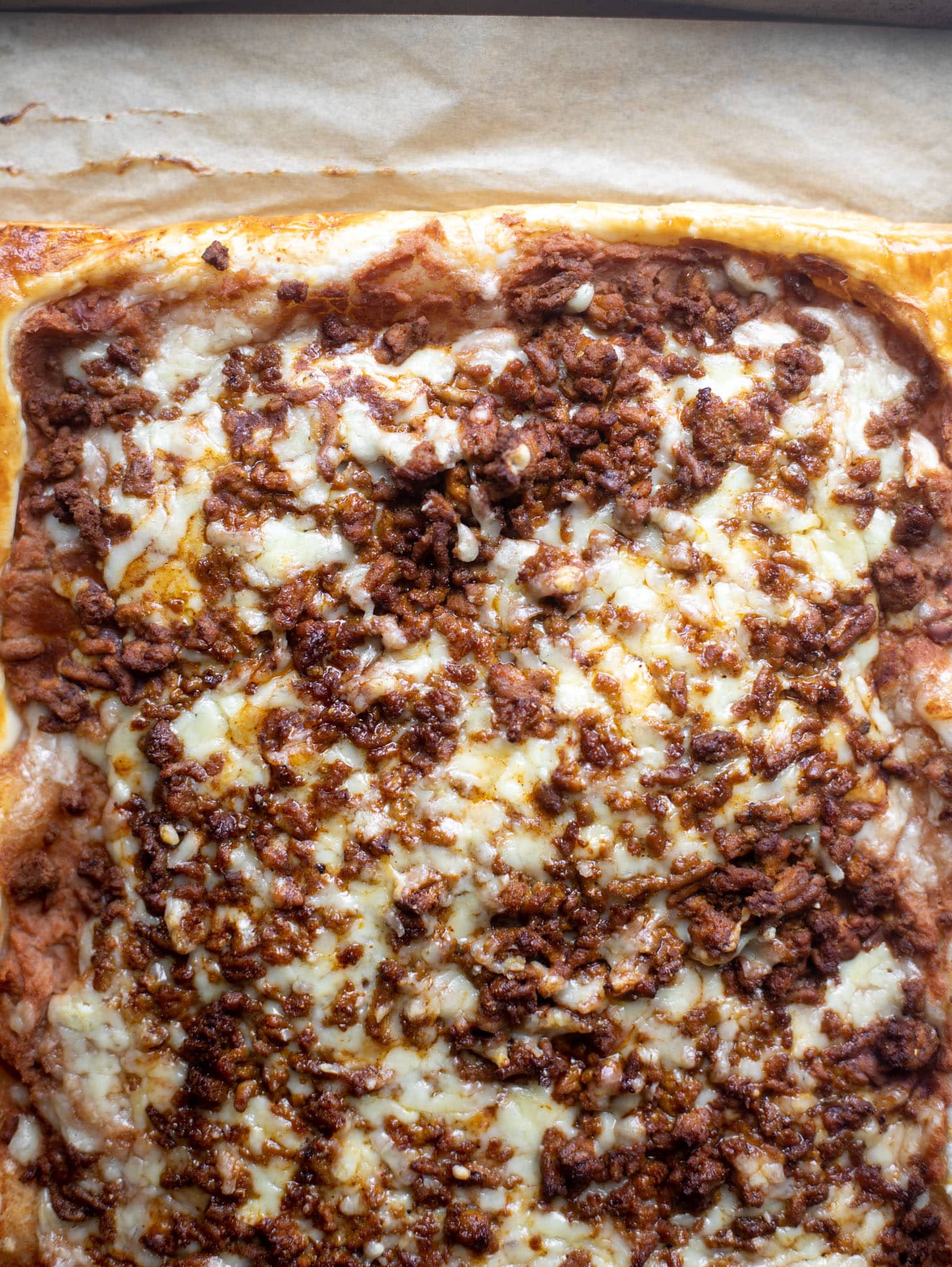 taco puff pastry pizza