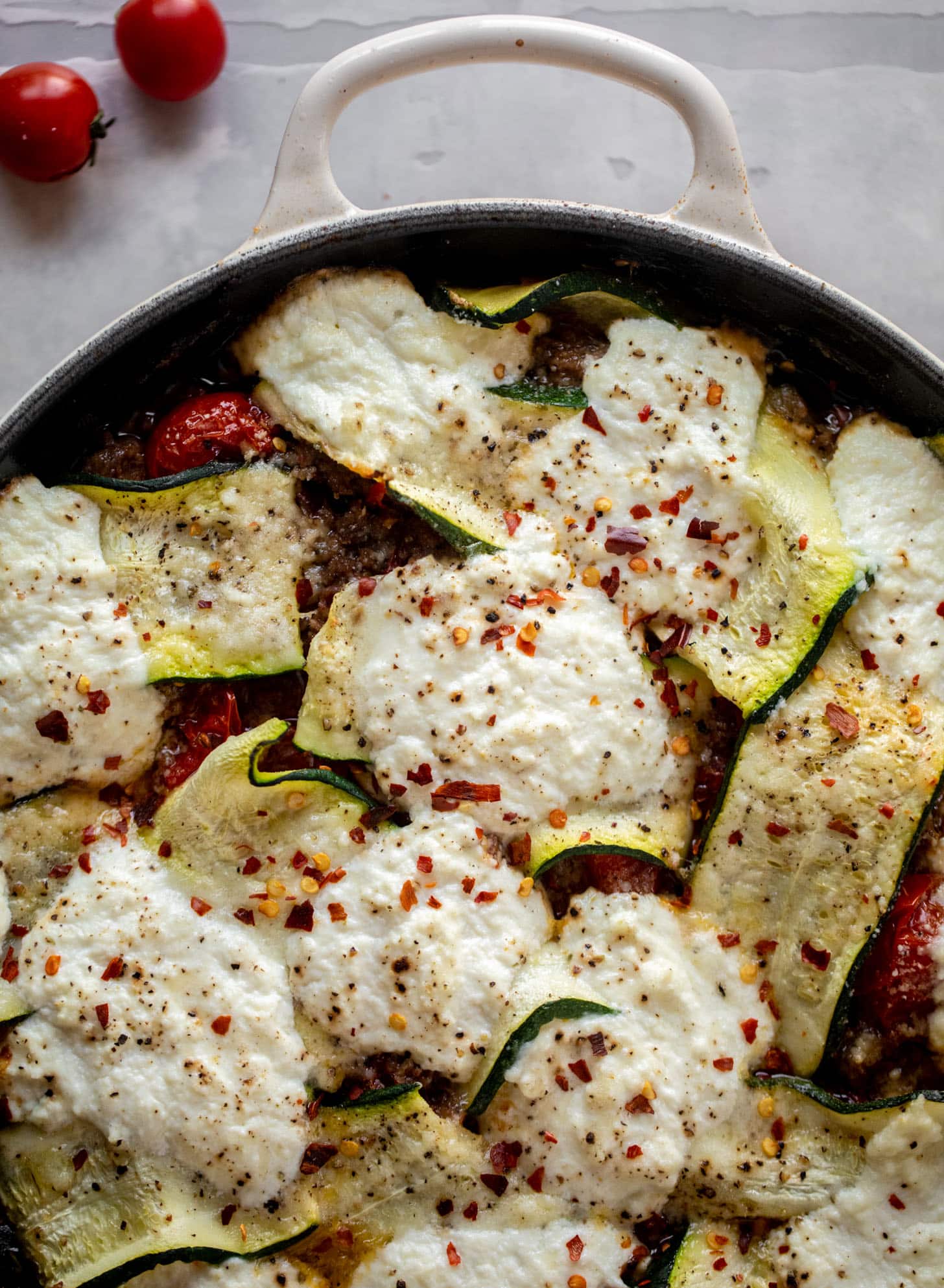zucchini skillet lasagna