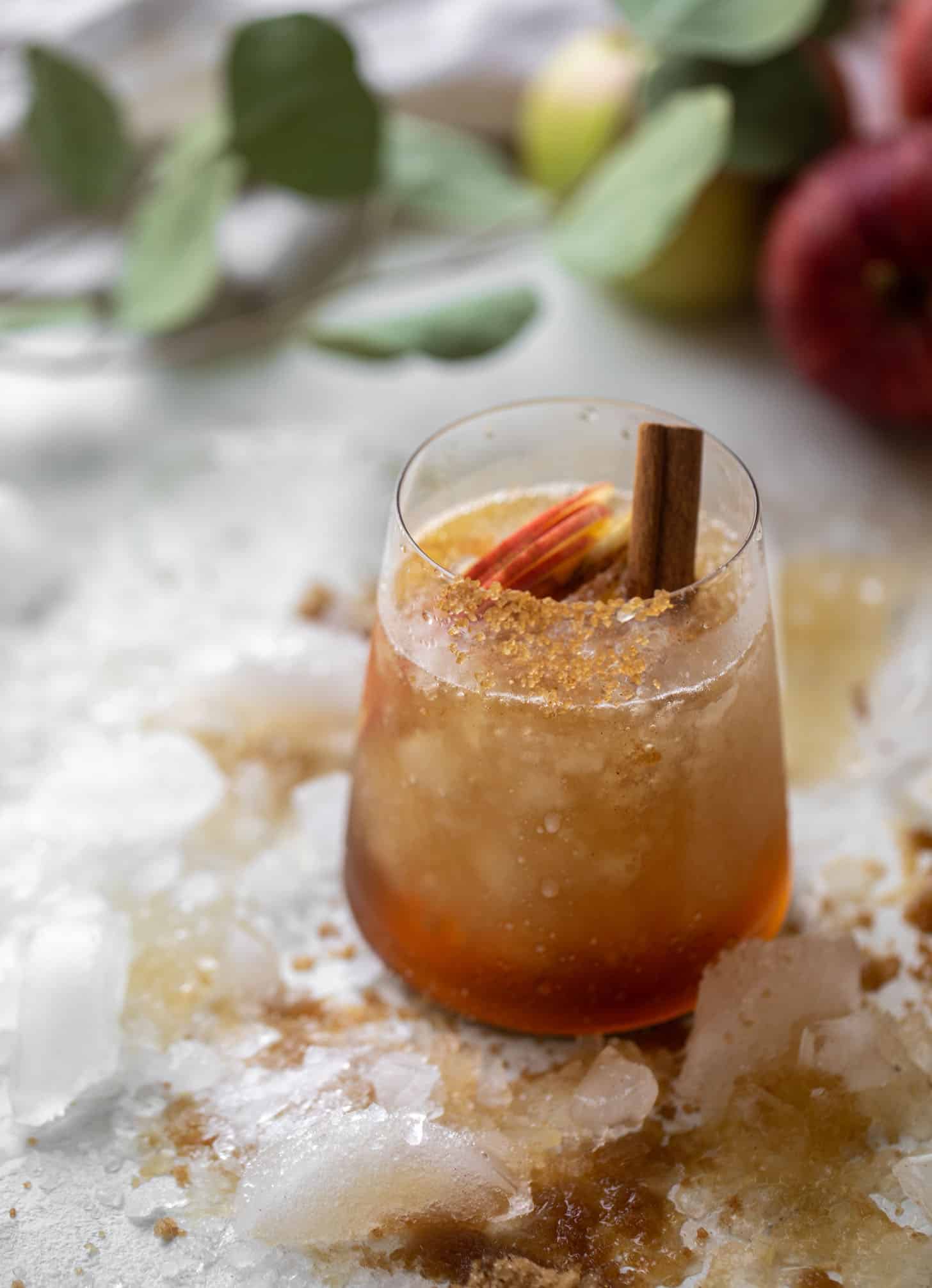 brown sugar bourbon smash