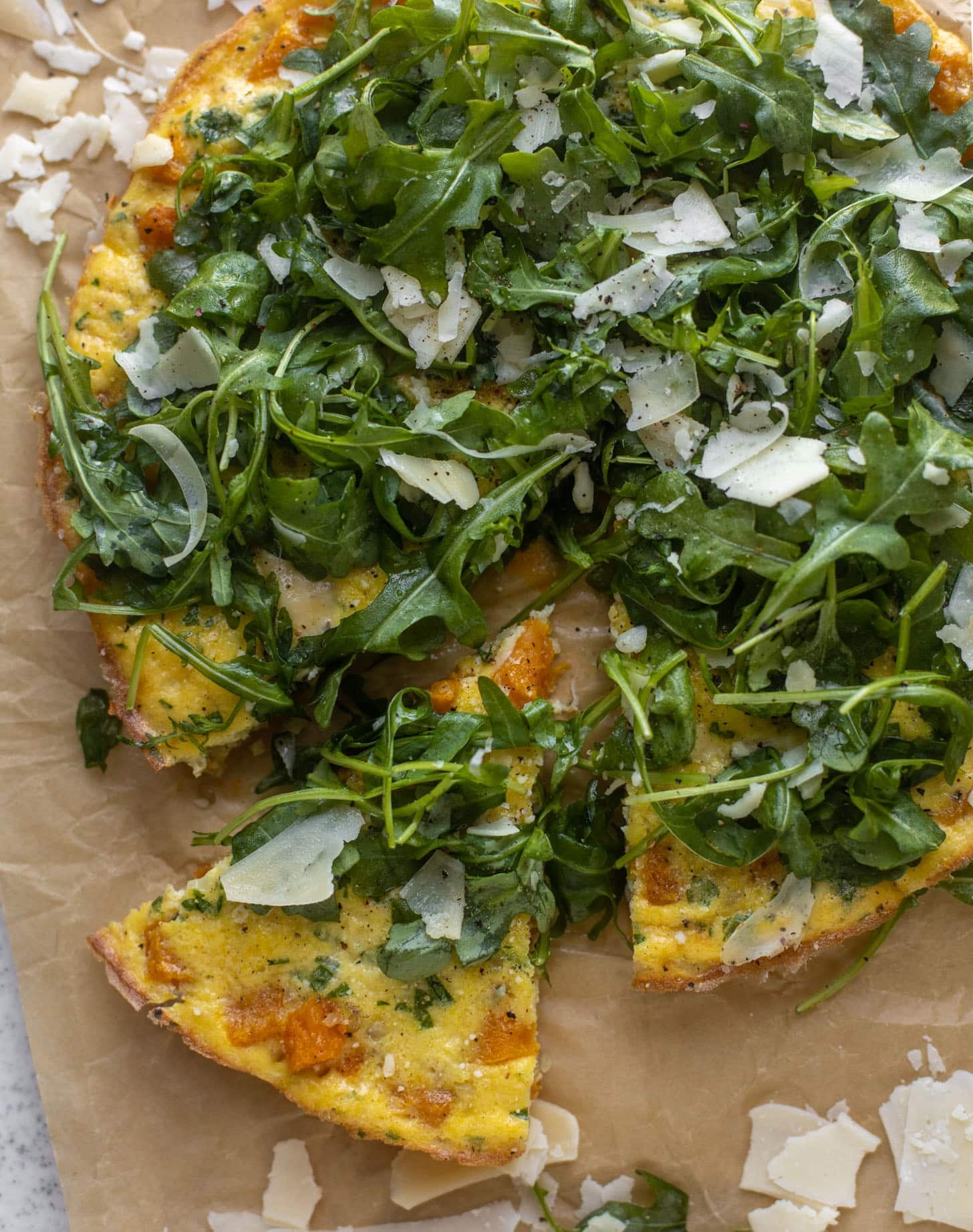 butternut squash parmesan frittata