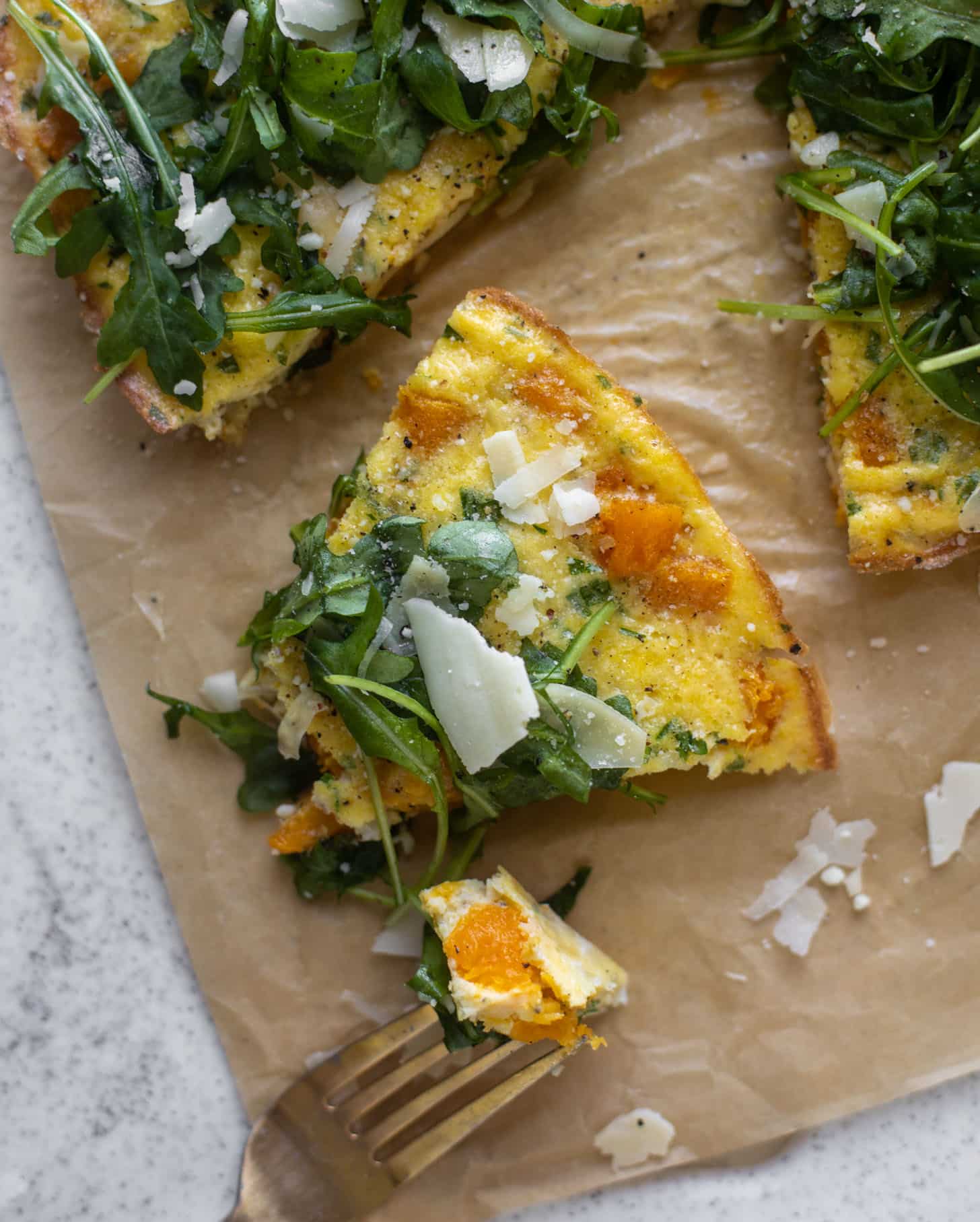 butternut squash parmesan frittata