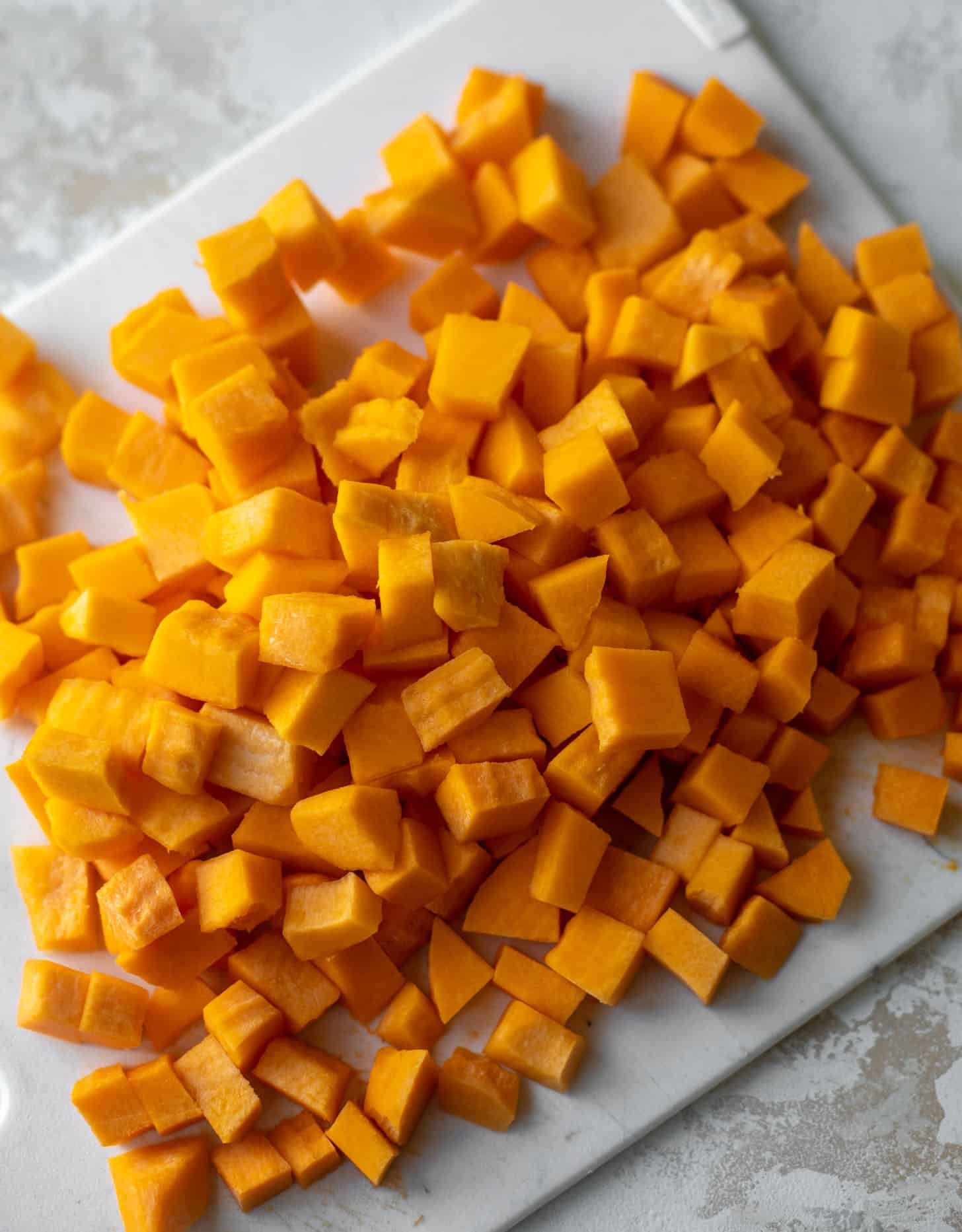 chopped butternut squash
