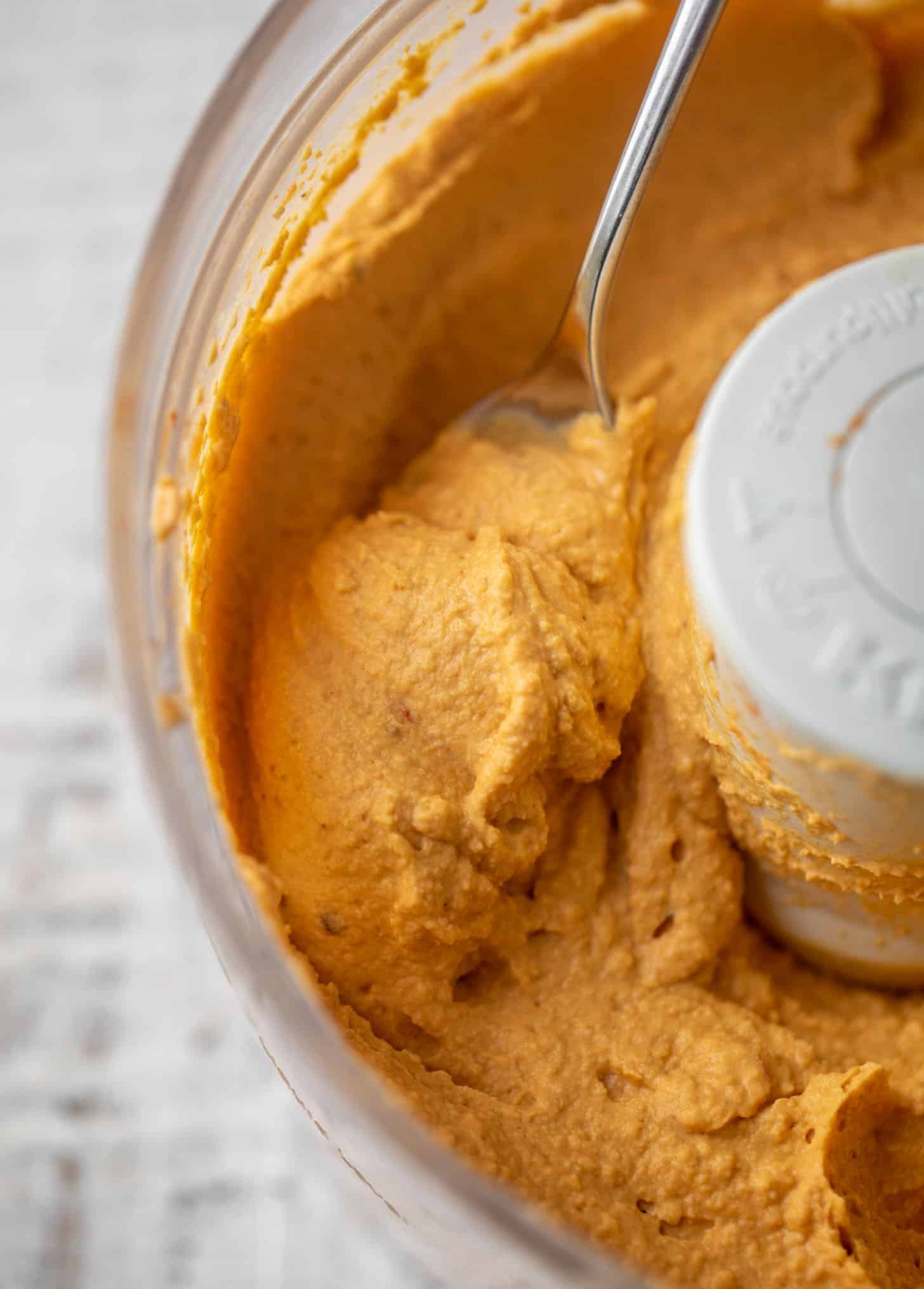 maple chipotle pumpkin hummus