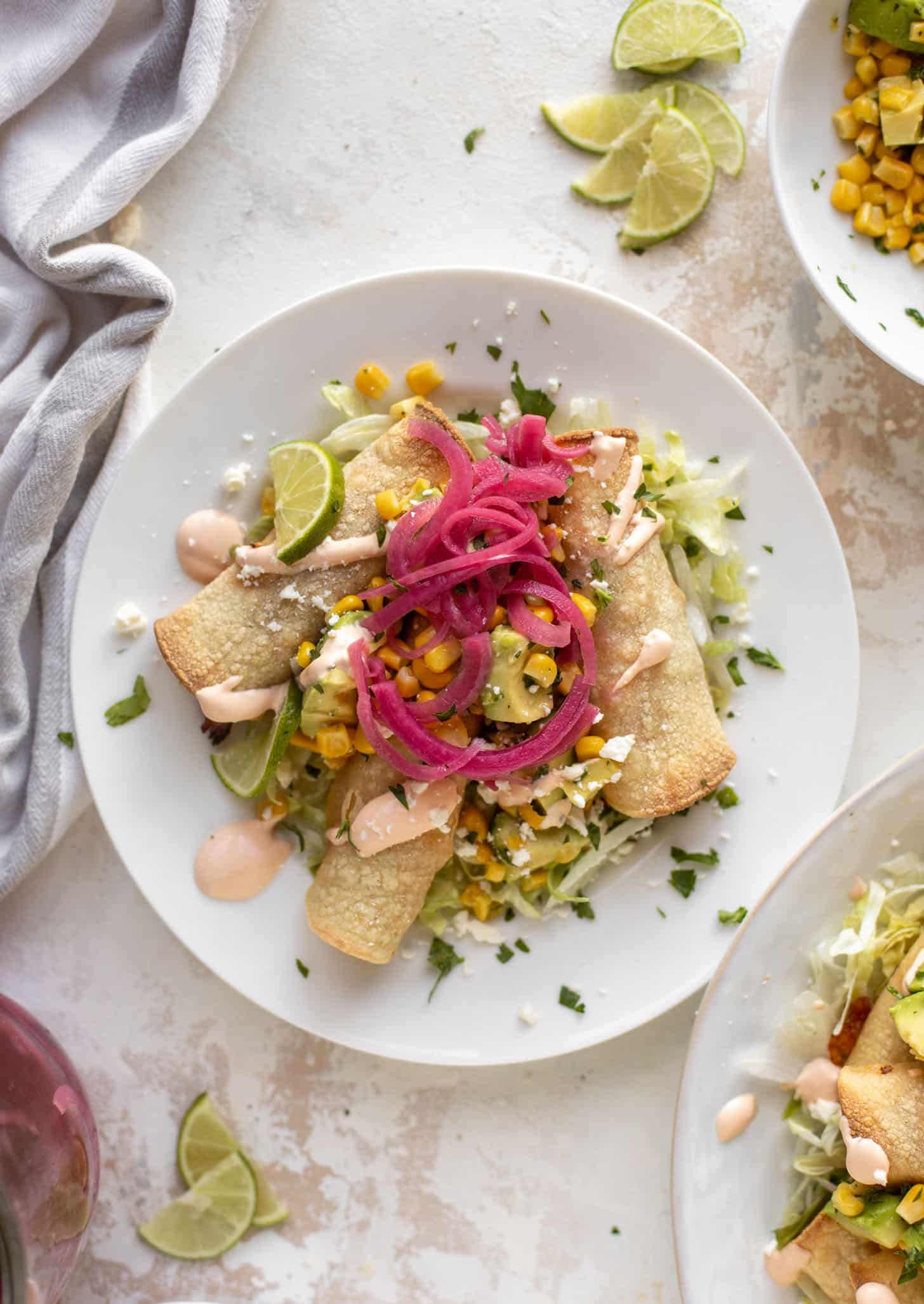 chipotle cheddar baked pork taquitos