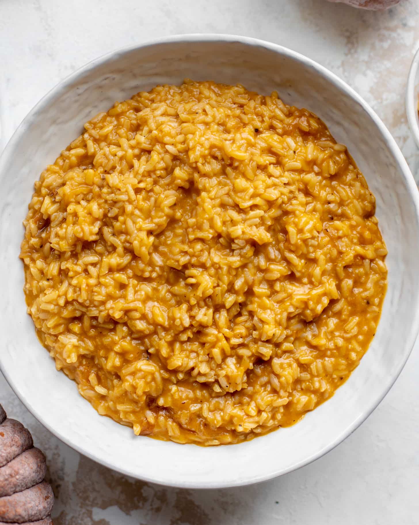 creamy pumpkin risotto