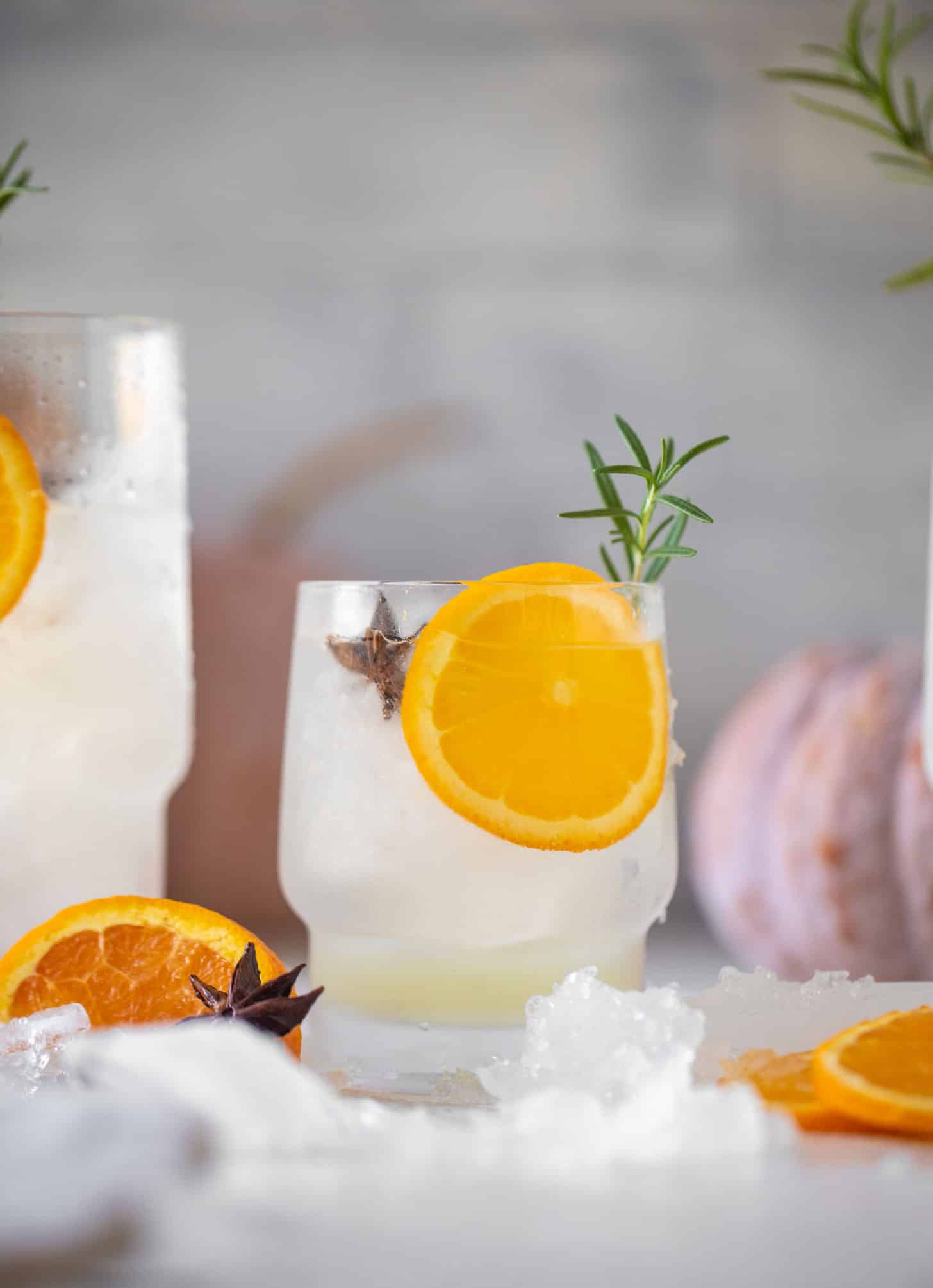 spiced orange gin and tonic