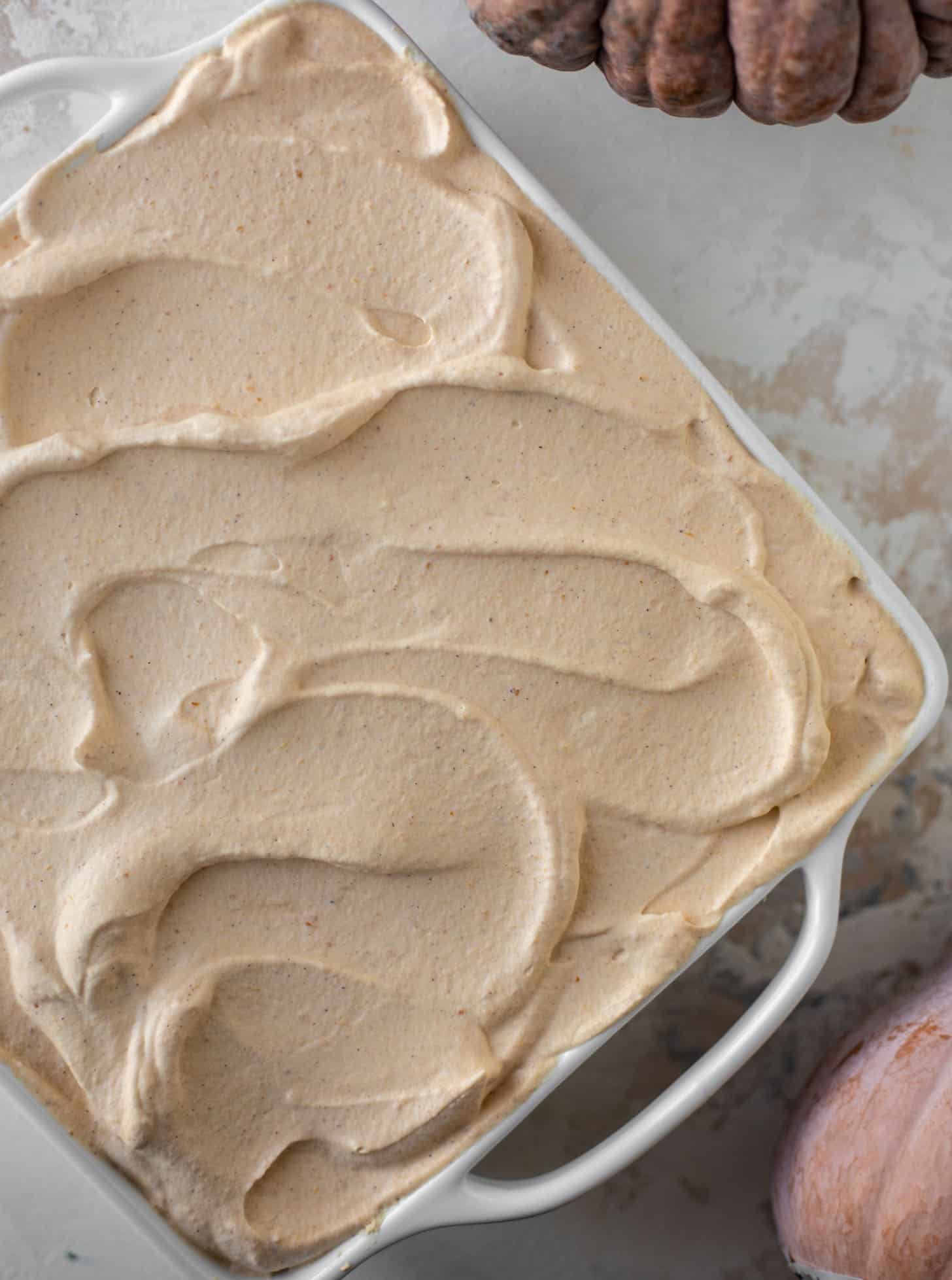 pumpkin cream cold brew icebox cake