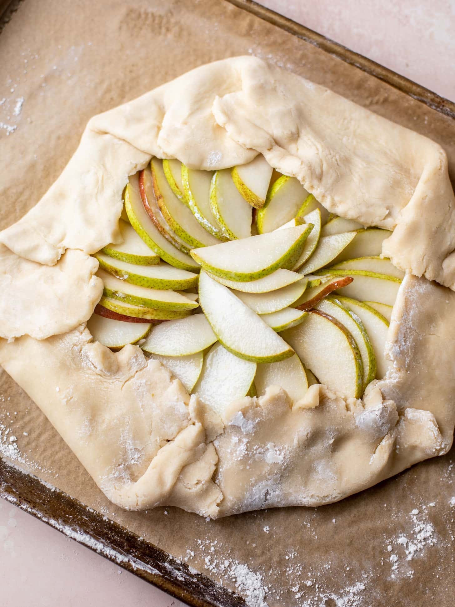 pears in pie crust
