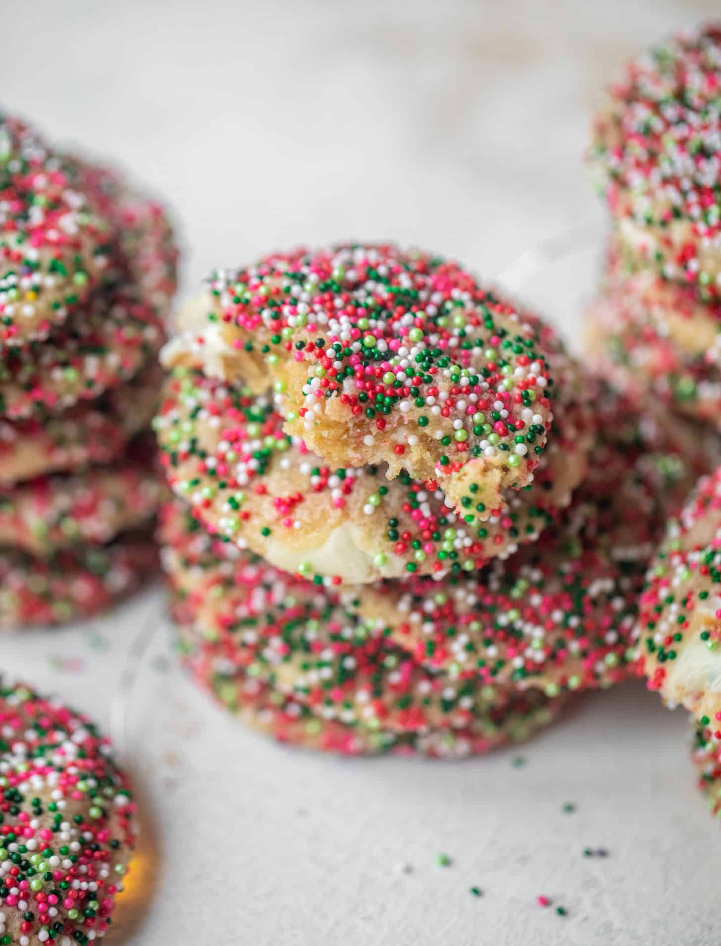 chewy sprinkle cookies