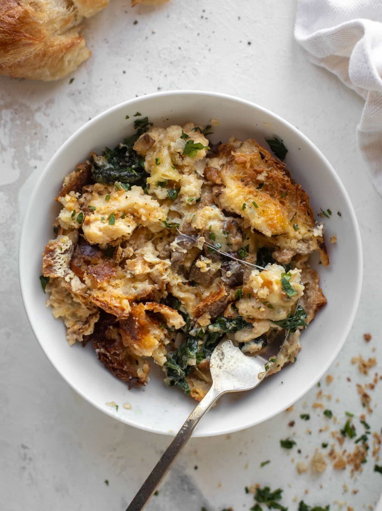 croissant breakfast casserole