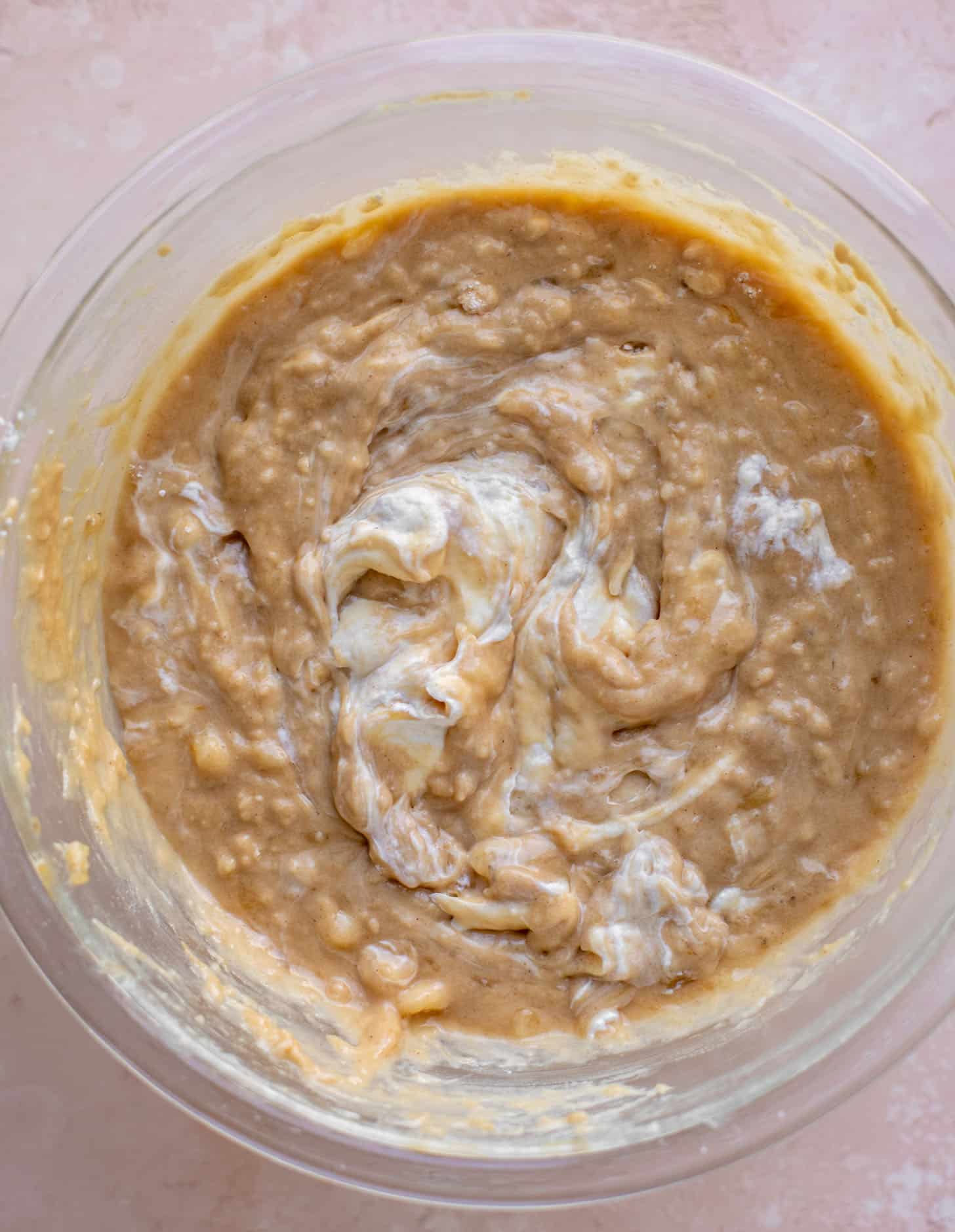 sour cream banana bread batter