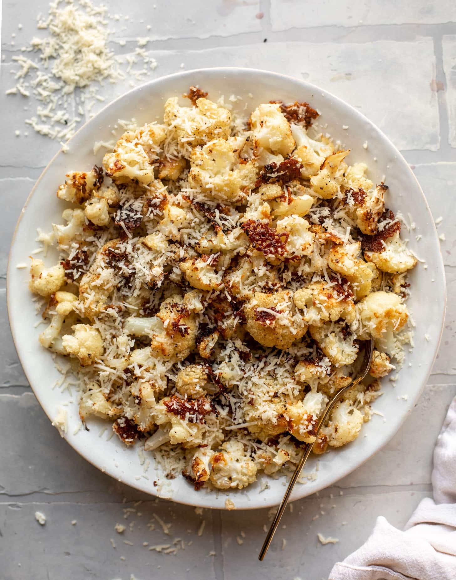 cacio e pepe roasted cauliflower