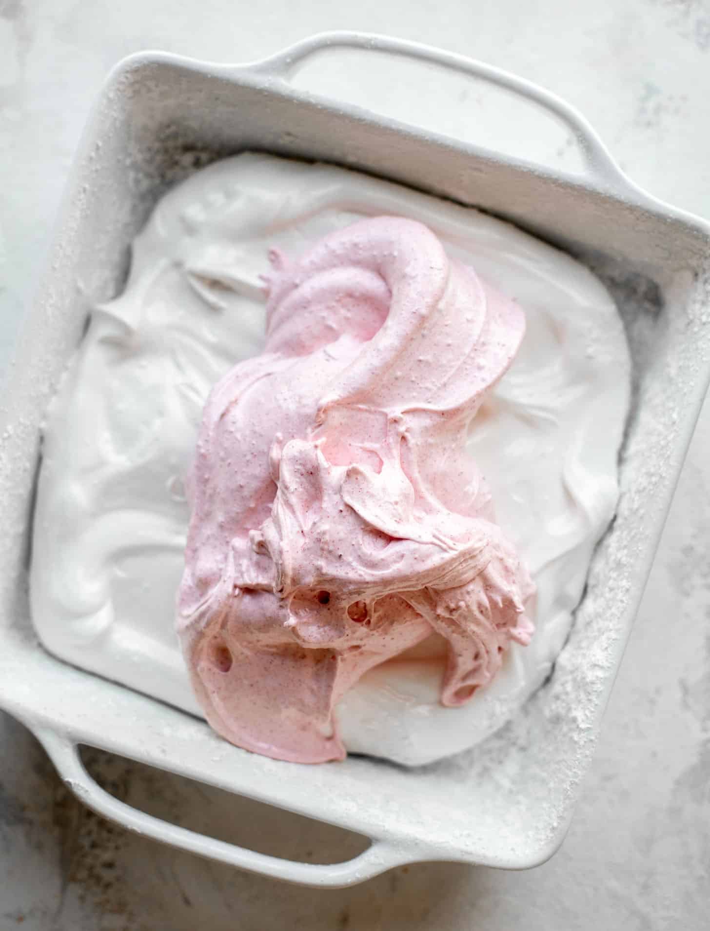 chocolate dipped strawberry swirl marshmallows
