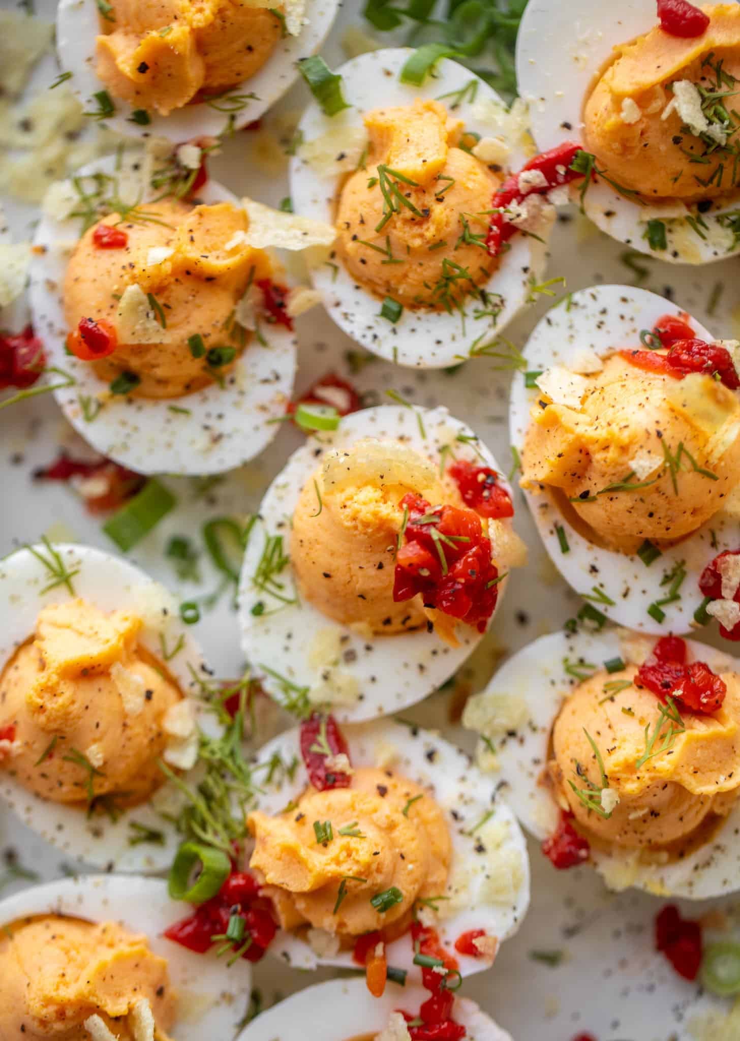 pimento cheese deviled eggs
