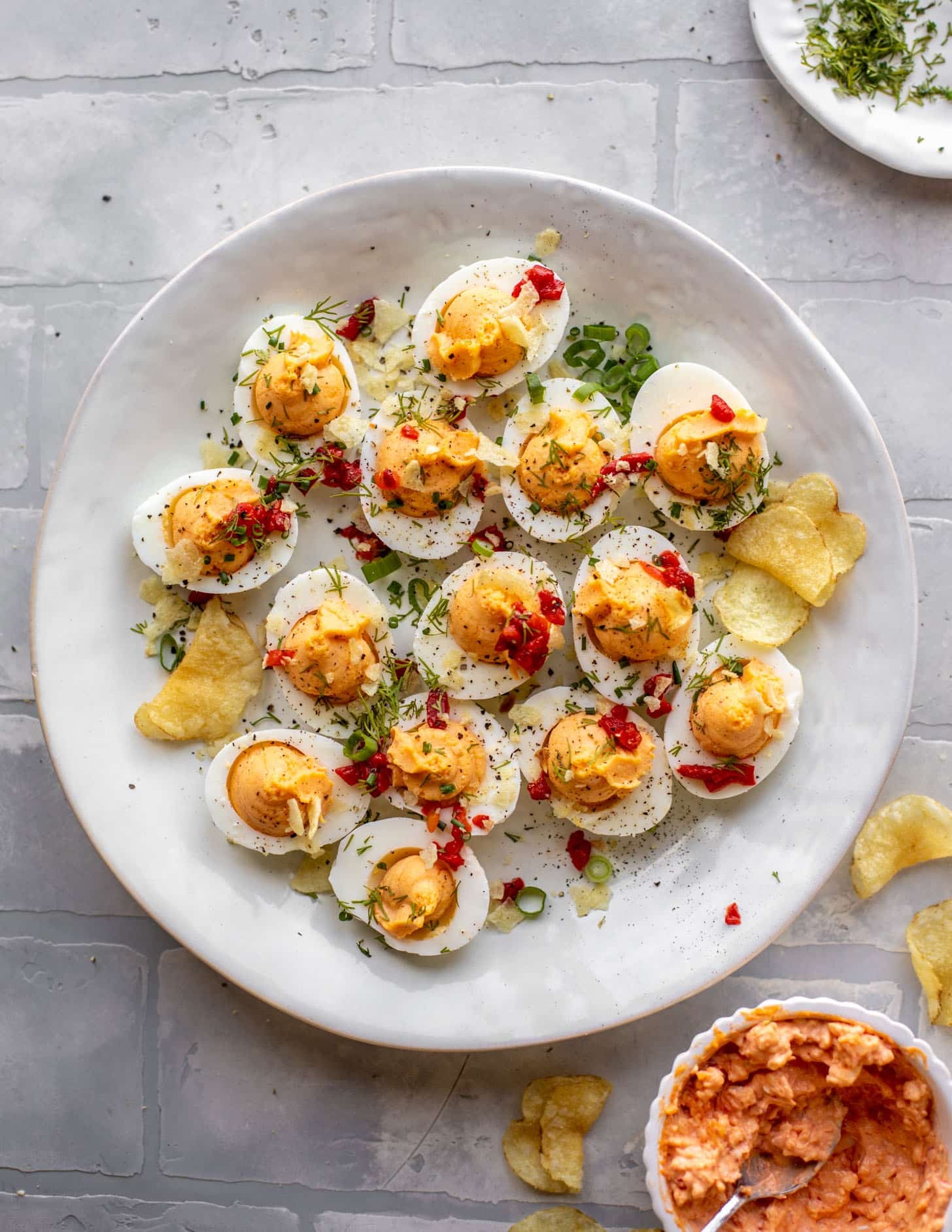 pimento cheese deviled eggs