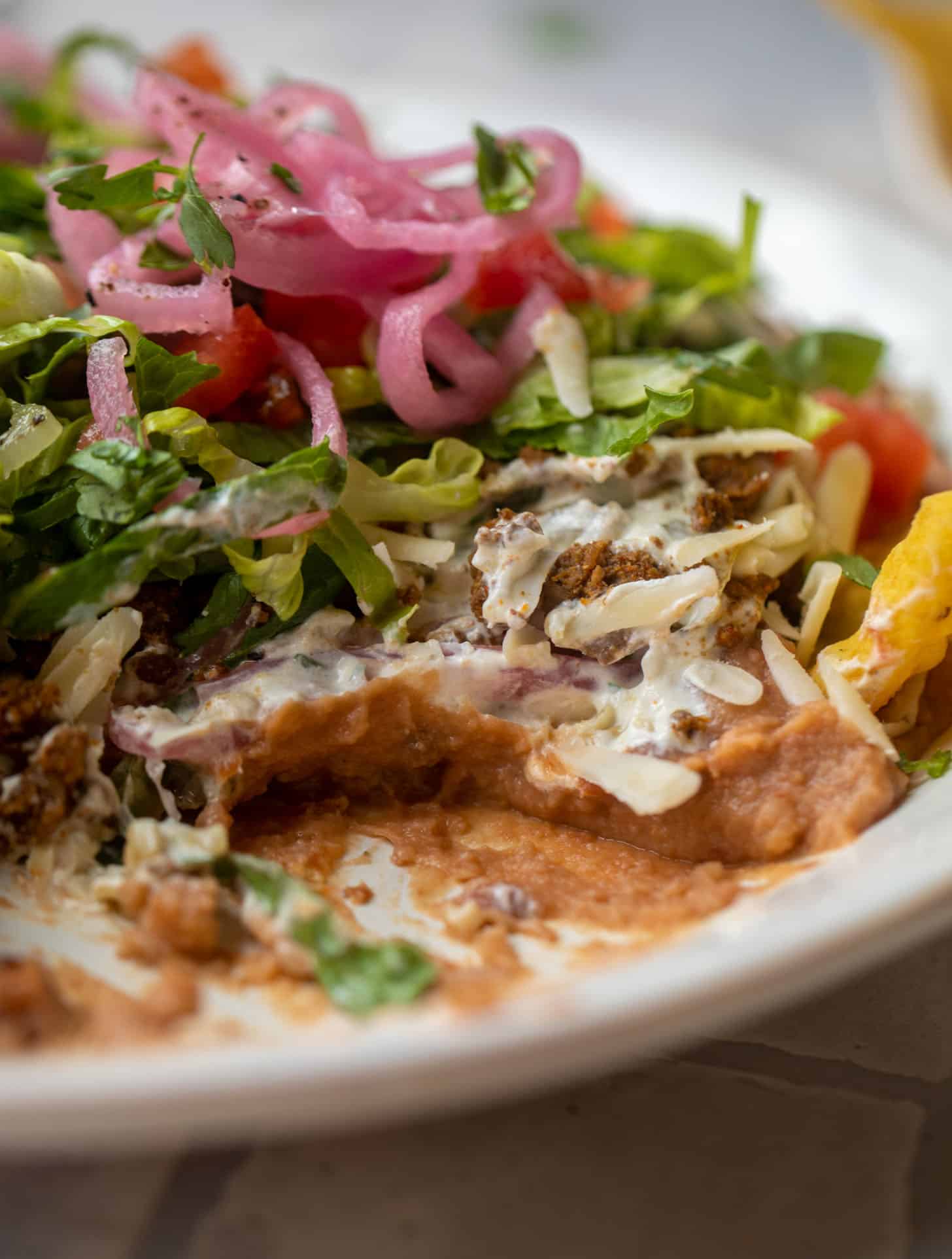 smoky chipotle layered taco dip