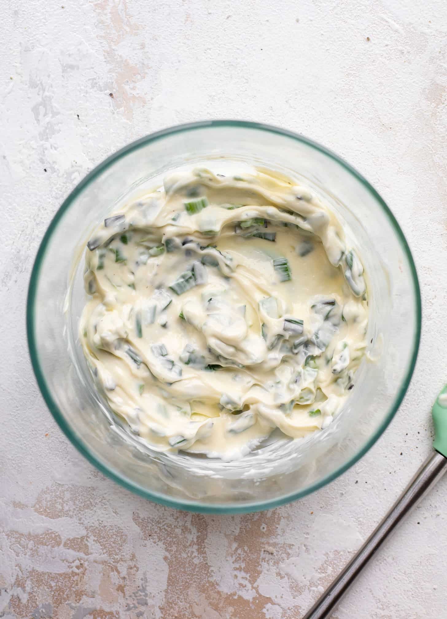 charred scallion mayo