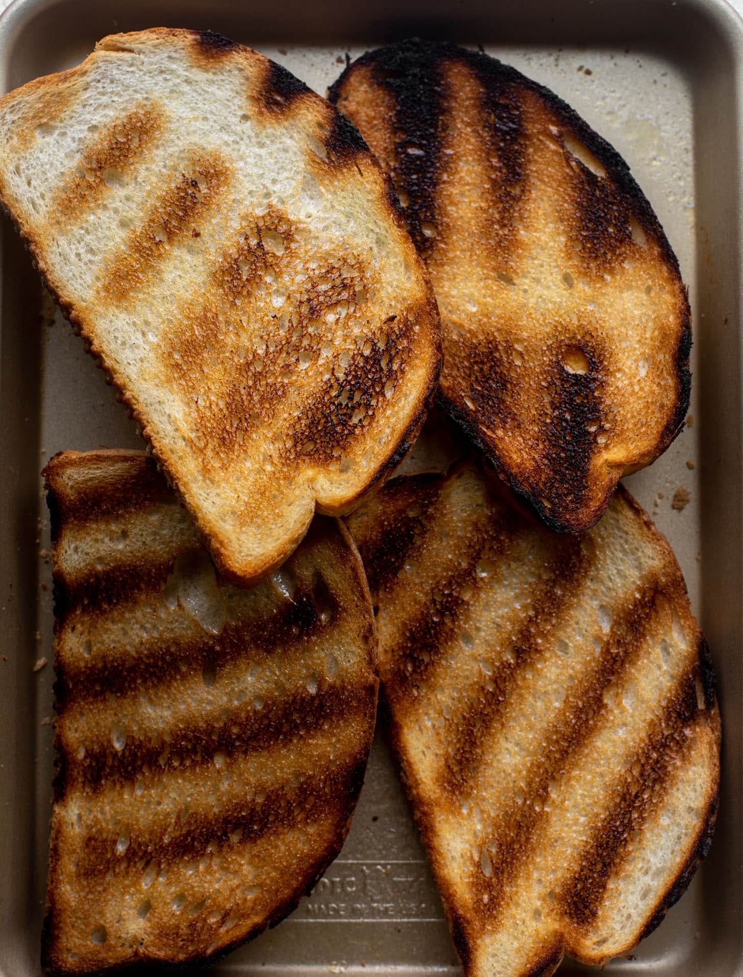 grilled sourdough bread
