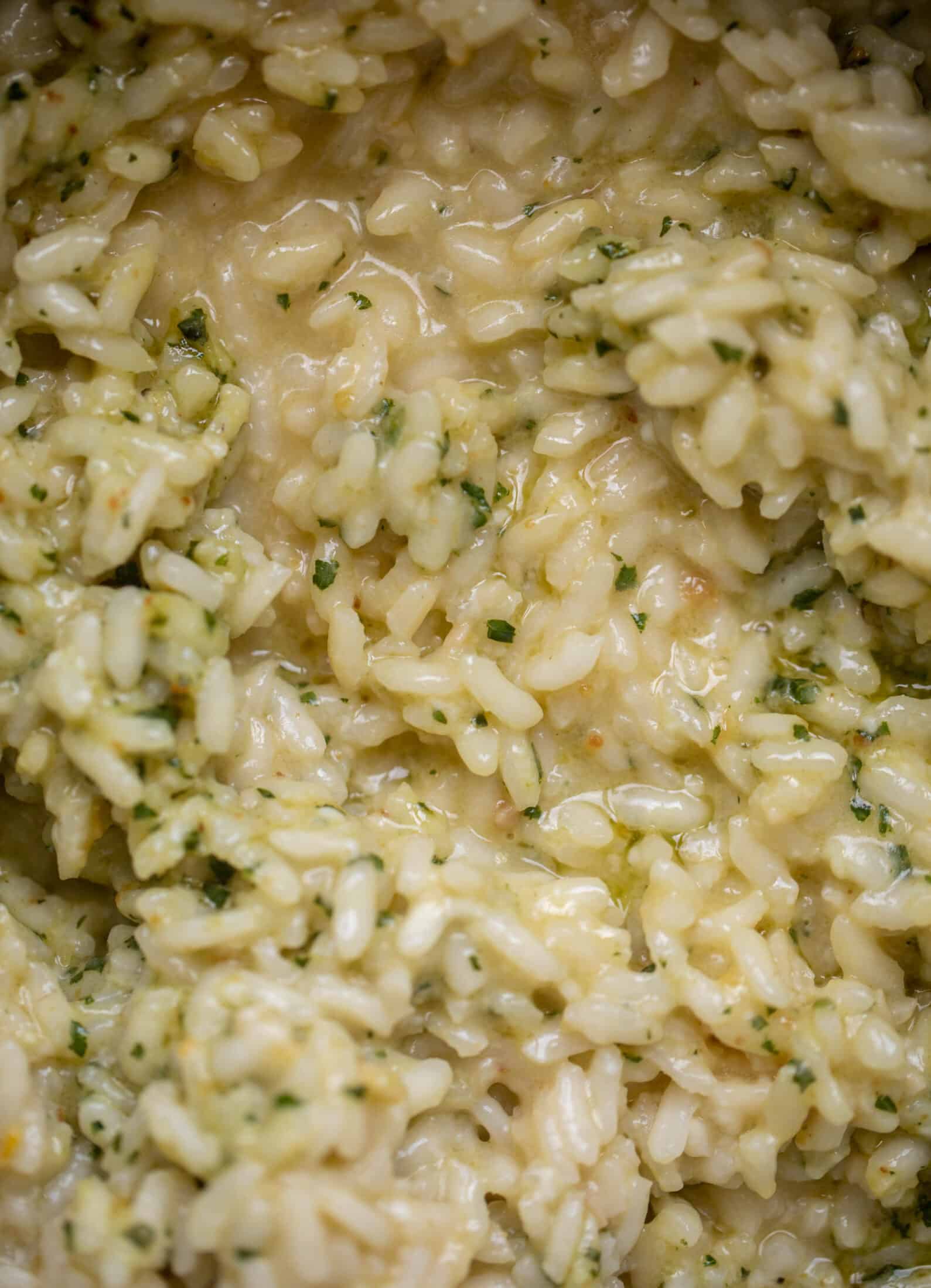 pesto risotto