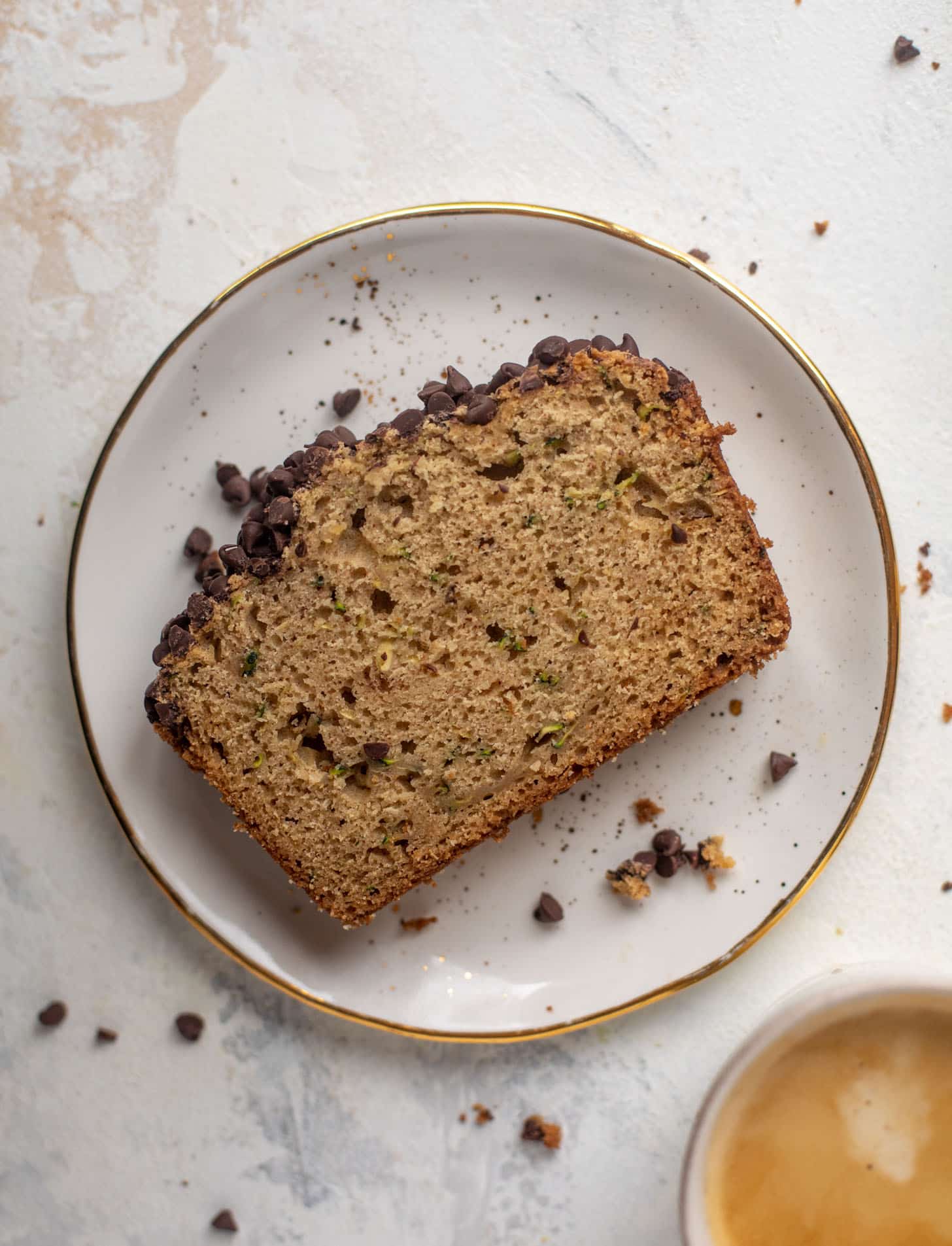 zucchini bread with chocolate chips