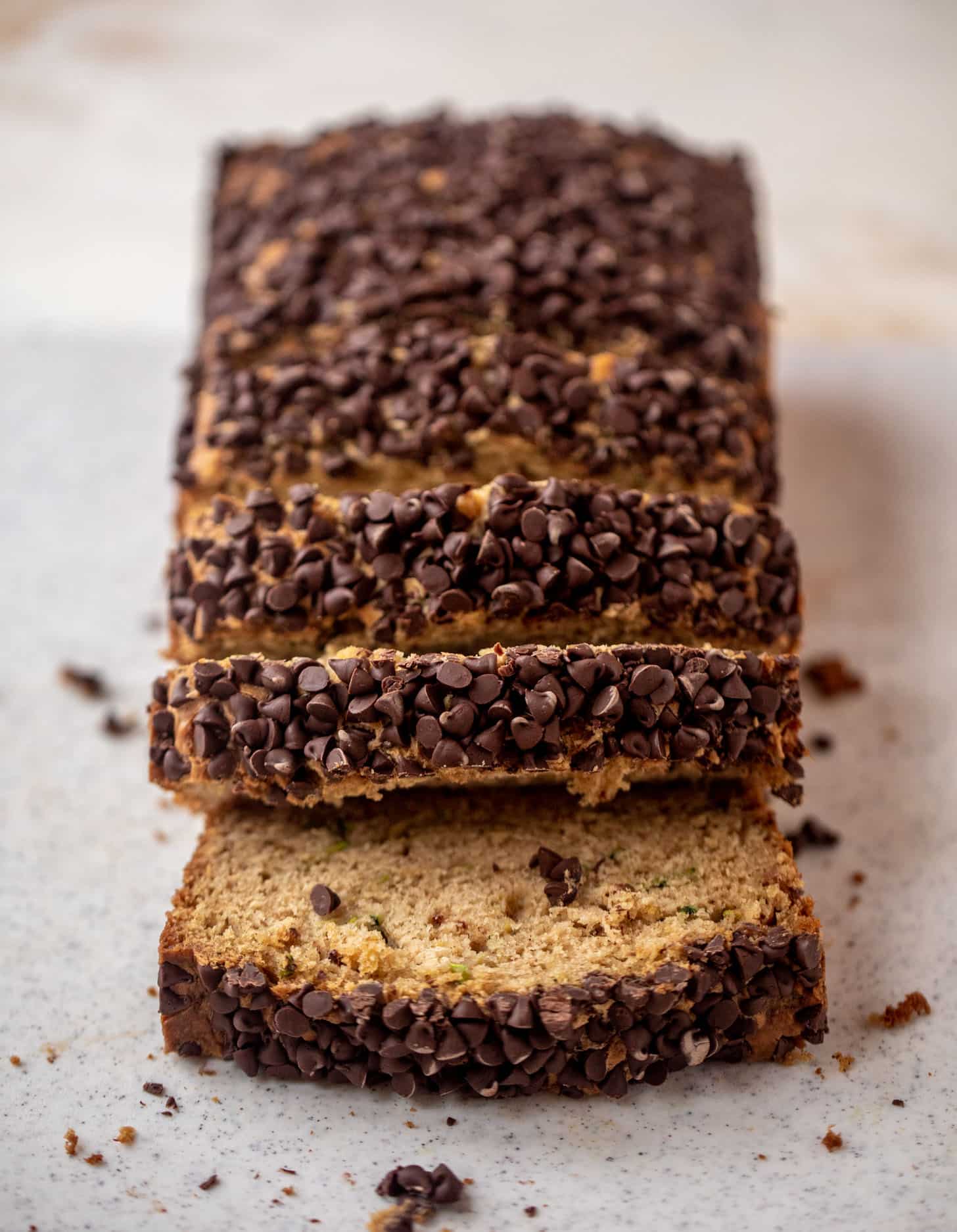 zucchini bread with chocolate chips
