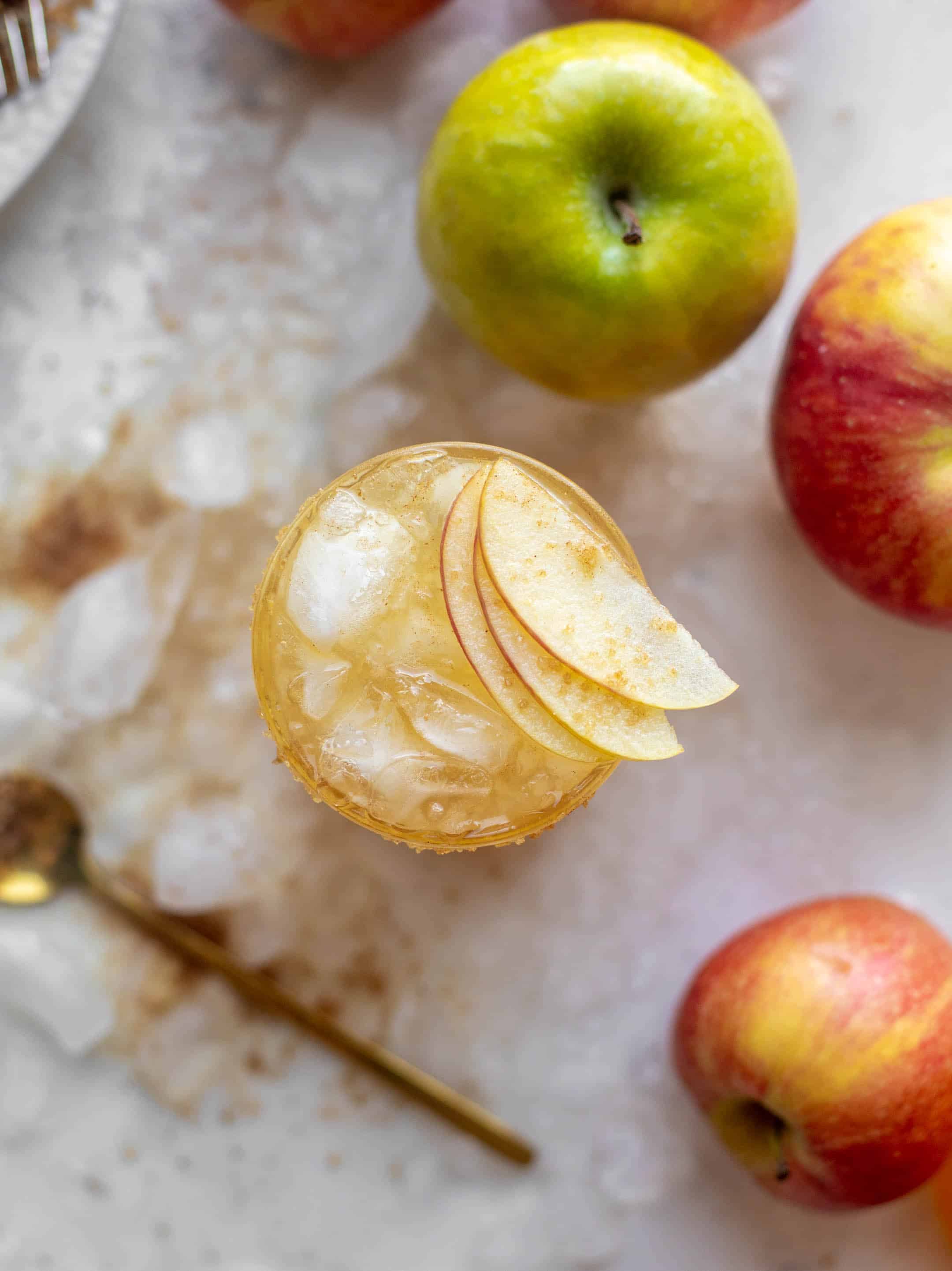 caramel cider crush cocktail