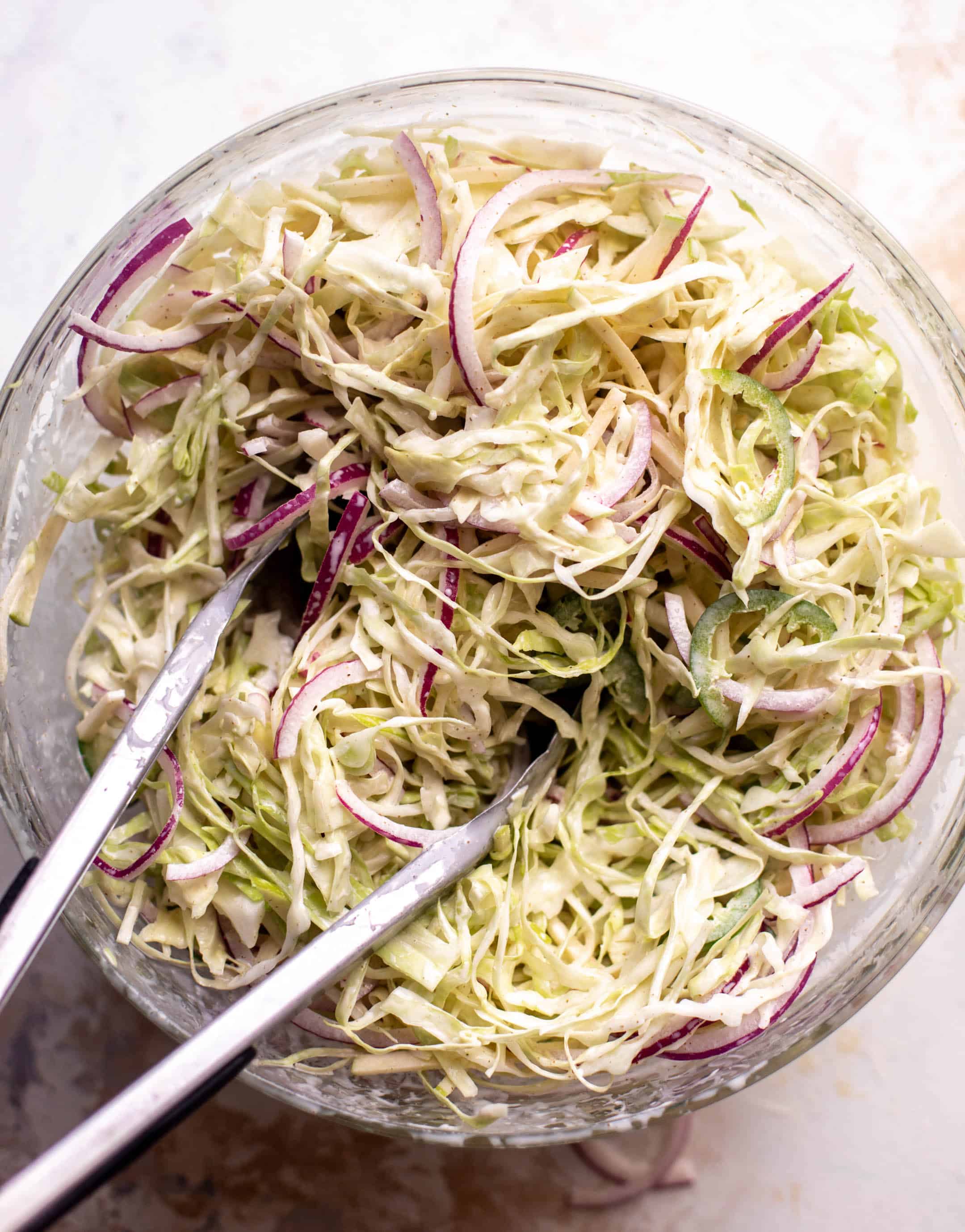 creamy jalapeno slaw