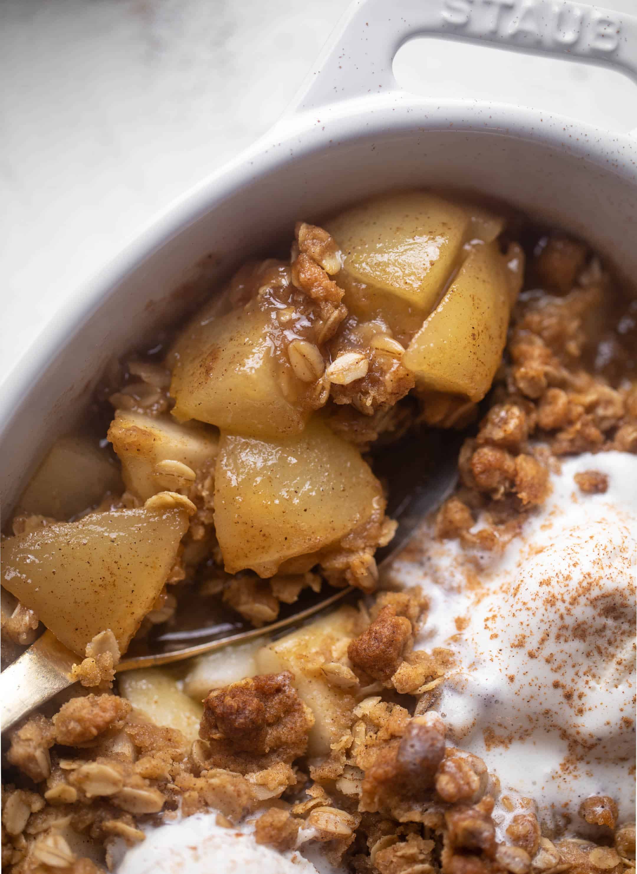 chai pear crisp
