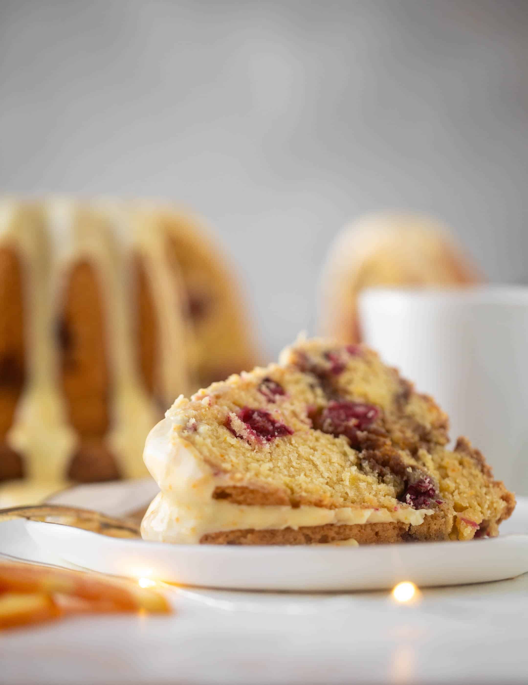 cranberry orange coffee cake