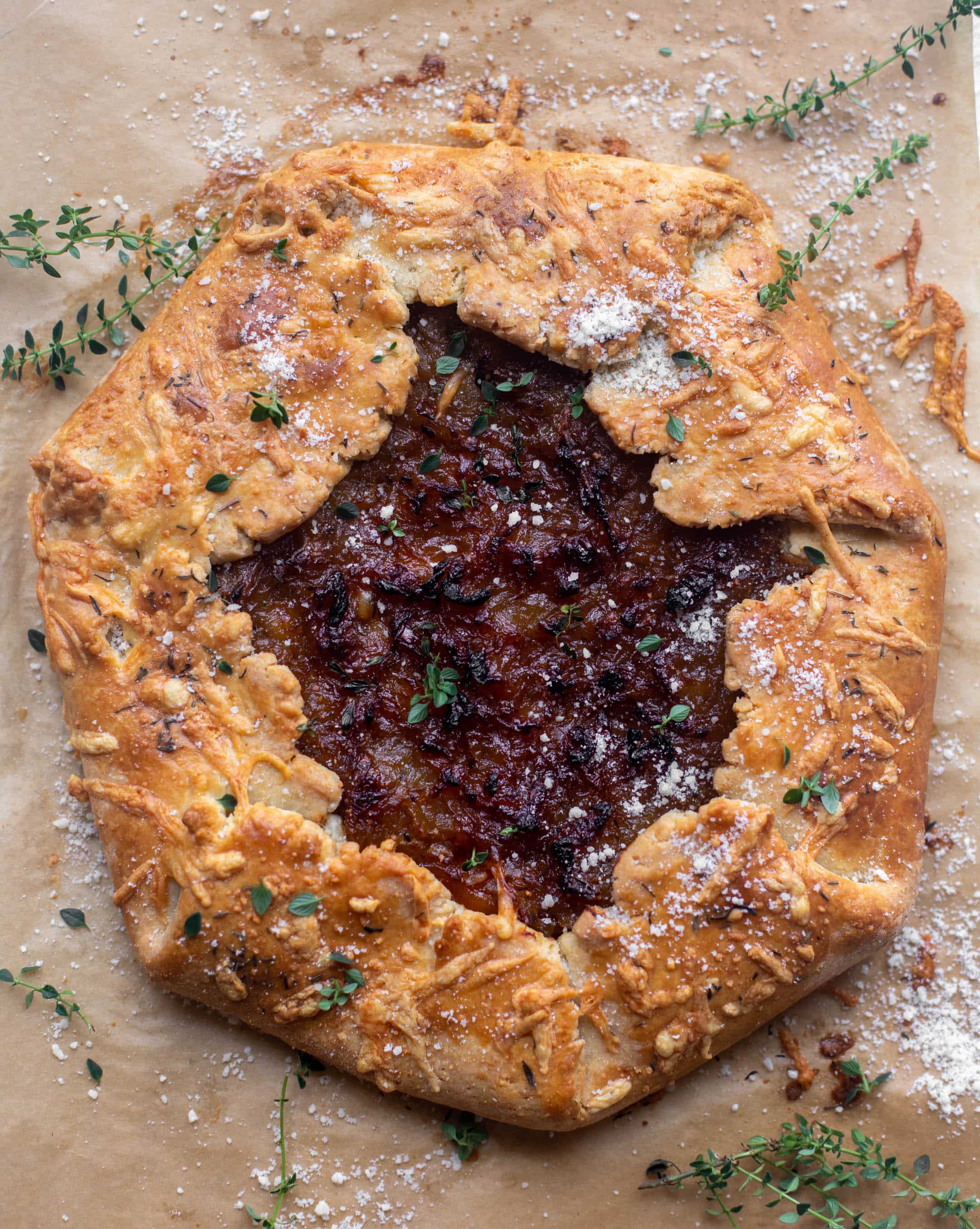 french onion galette