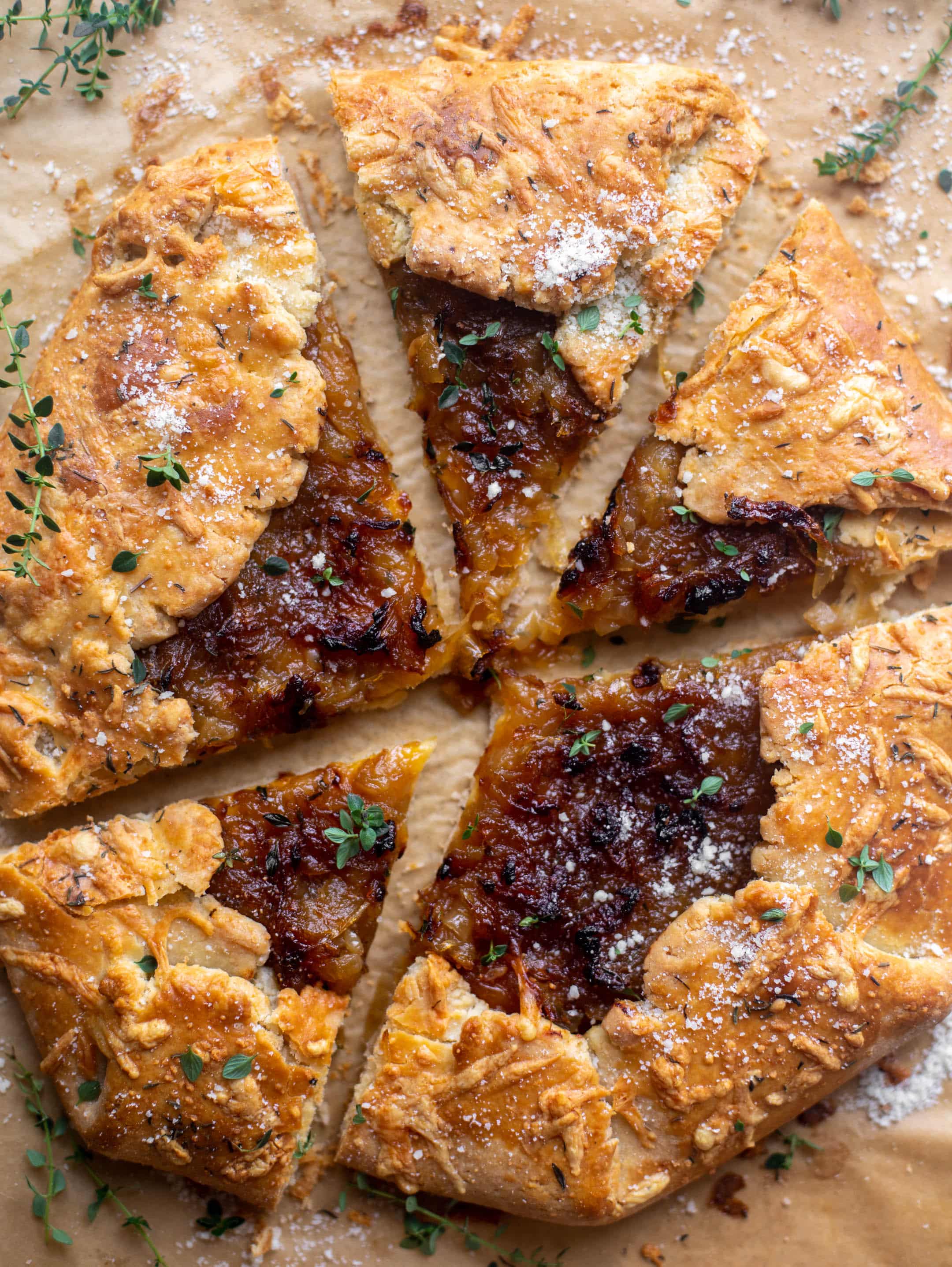 french onion galette