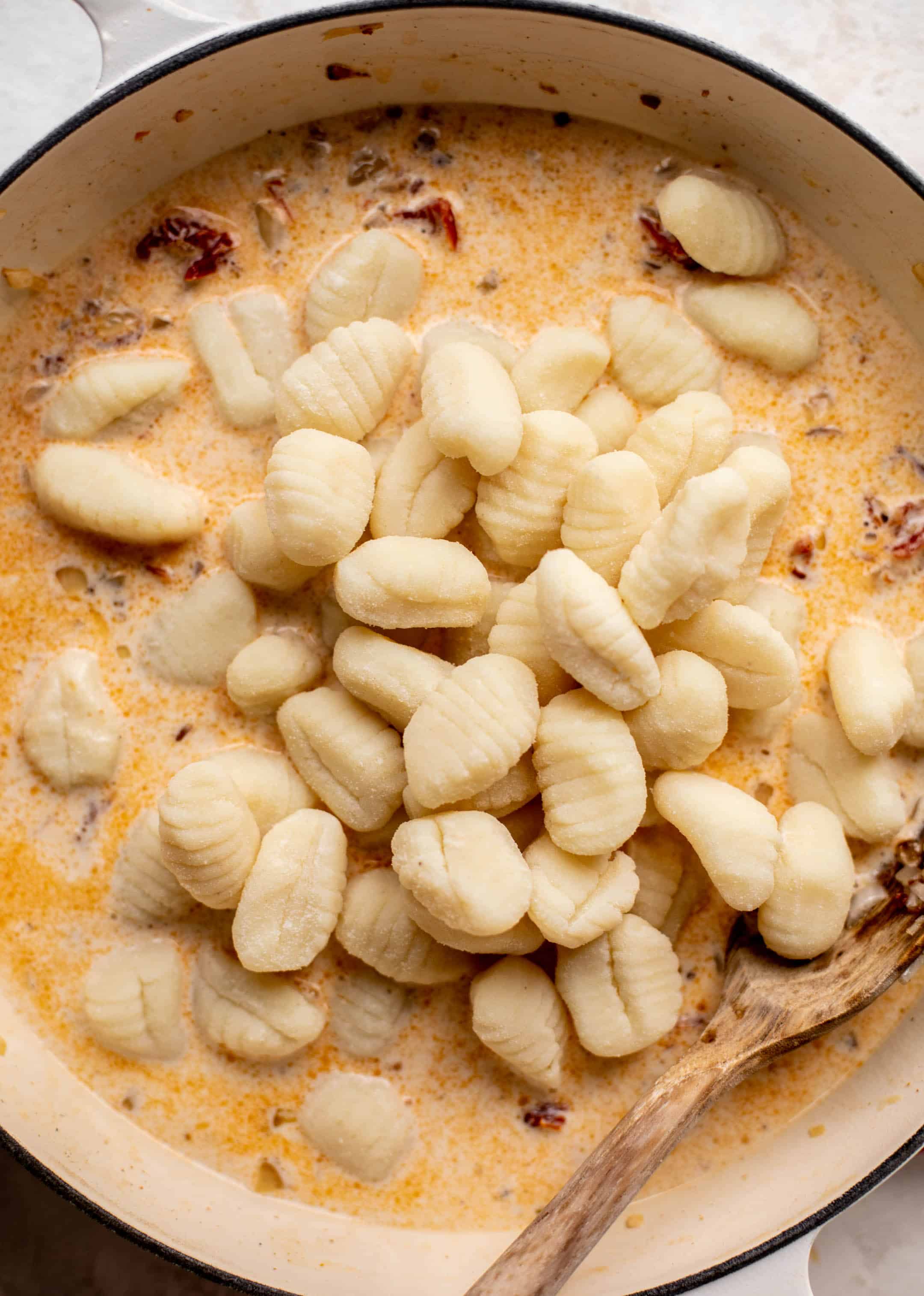 creamy pancetta gnocchi