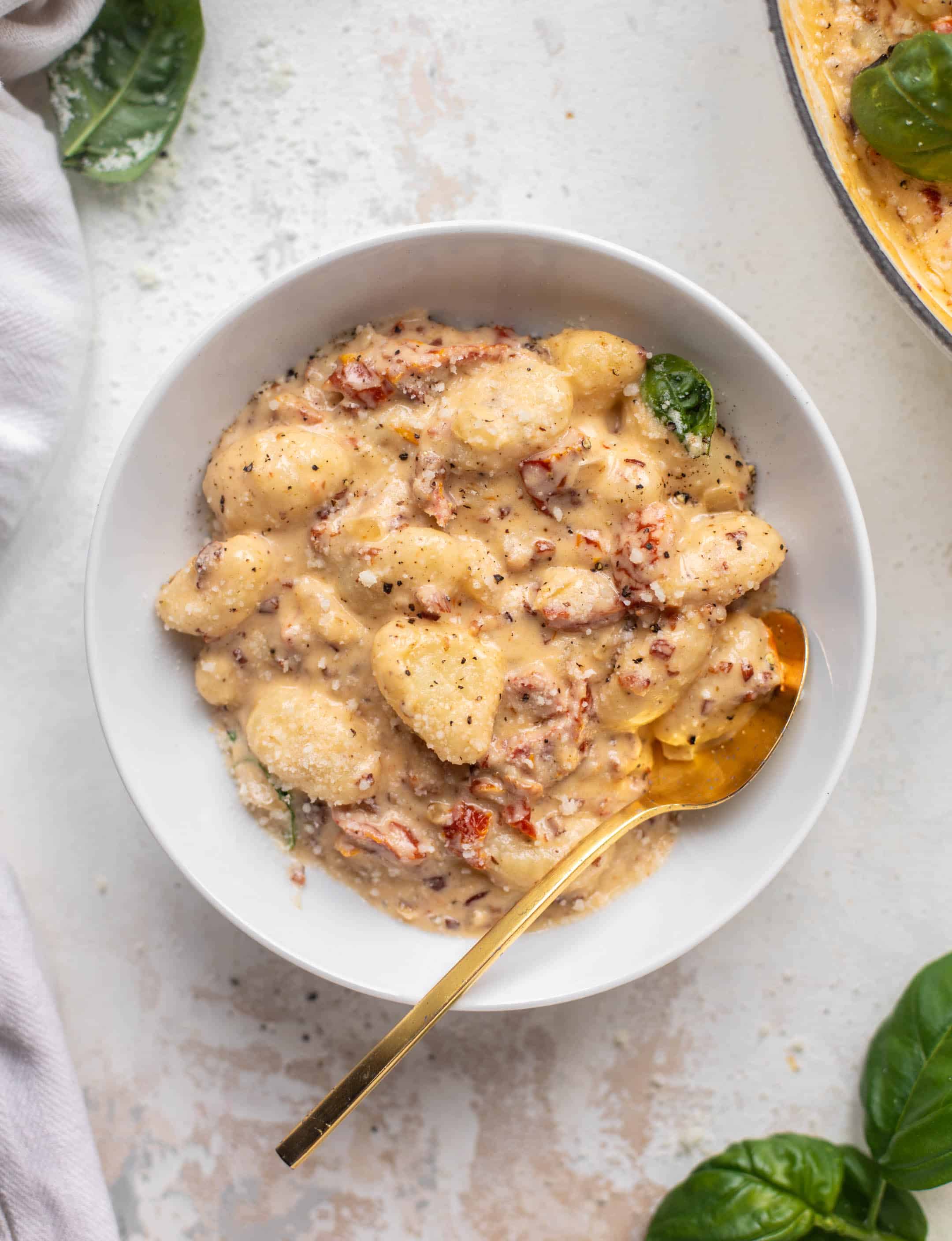 creamy pancetta gnocchi