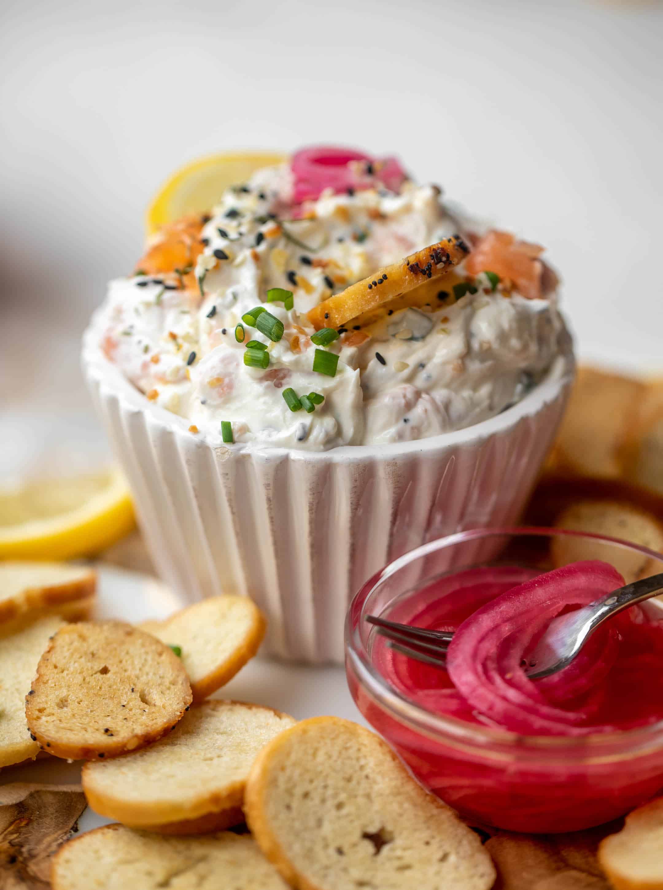 everything smoked salmon dip