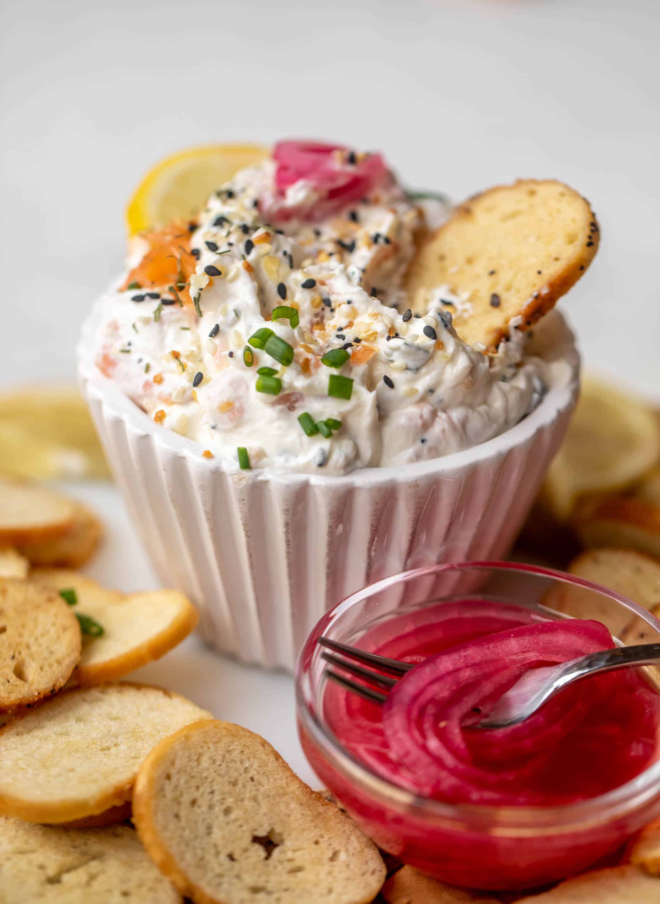 everything smoked salmon dip
