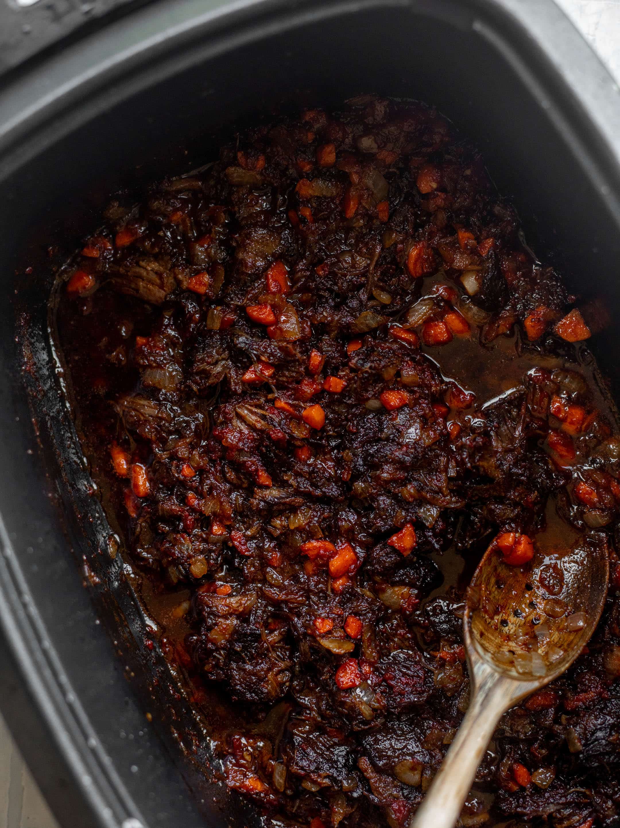 slow cooker short rib ragu