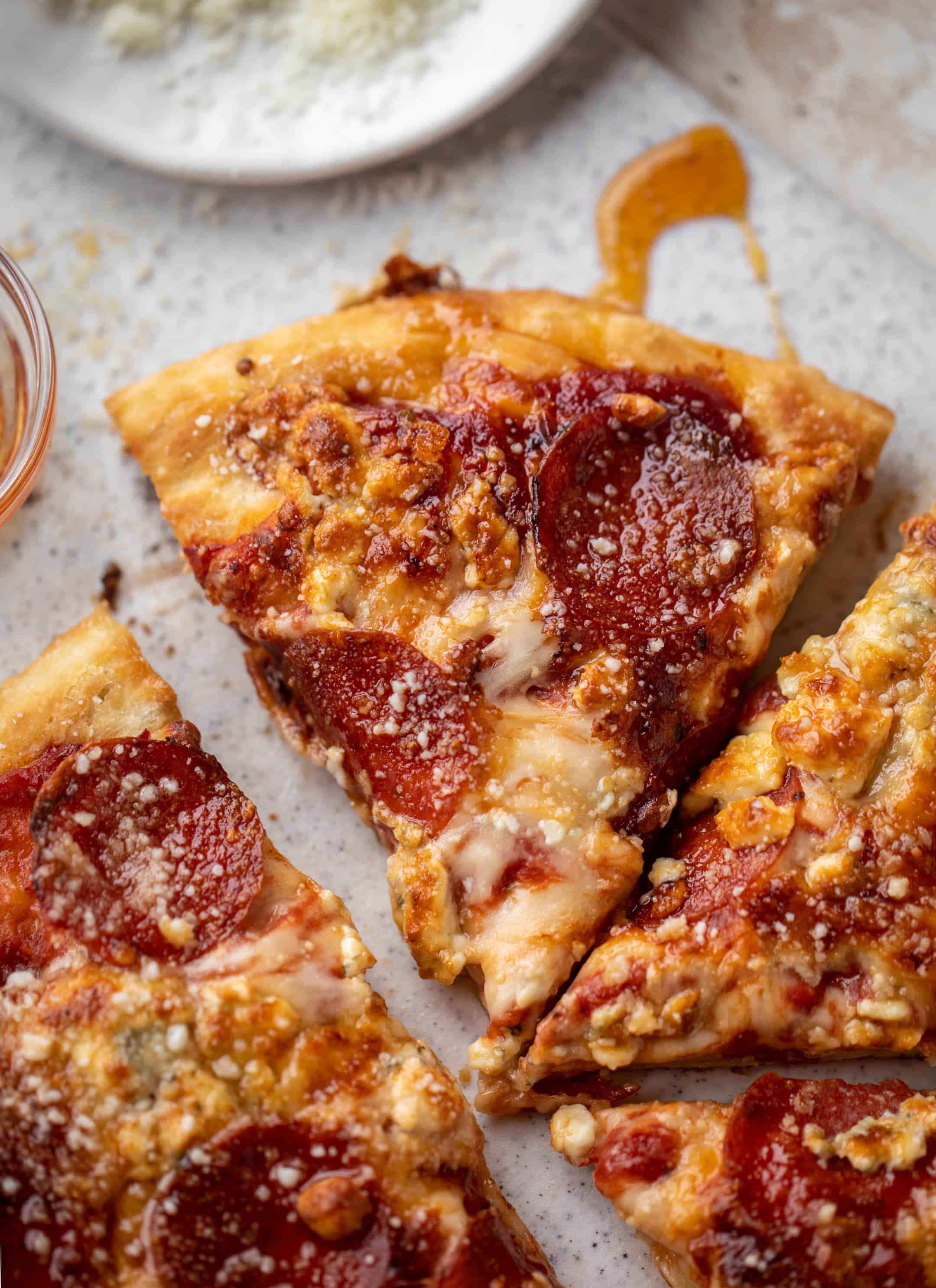 skillet pepperoni pizza