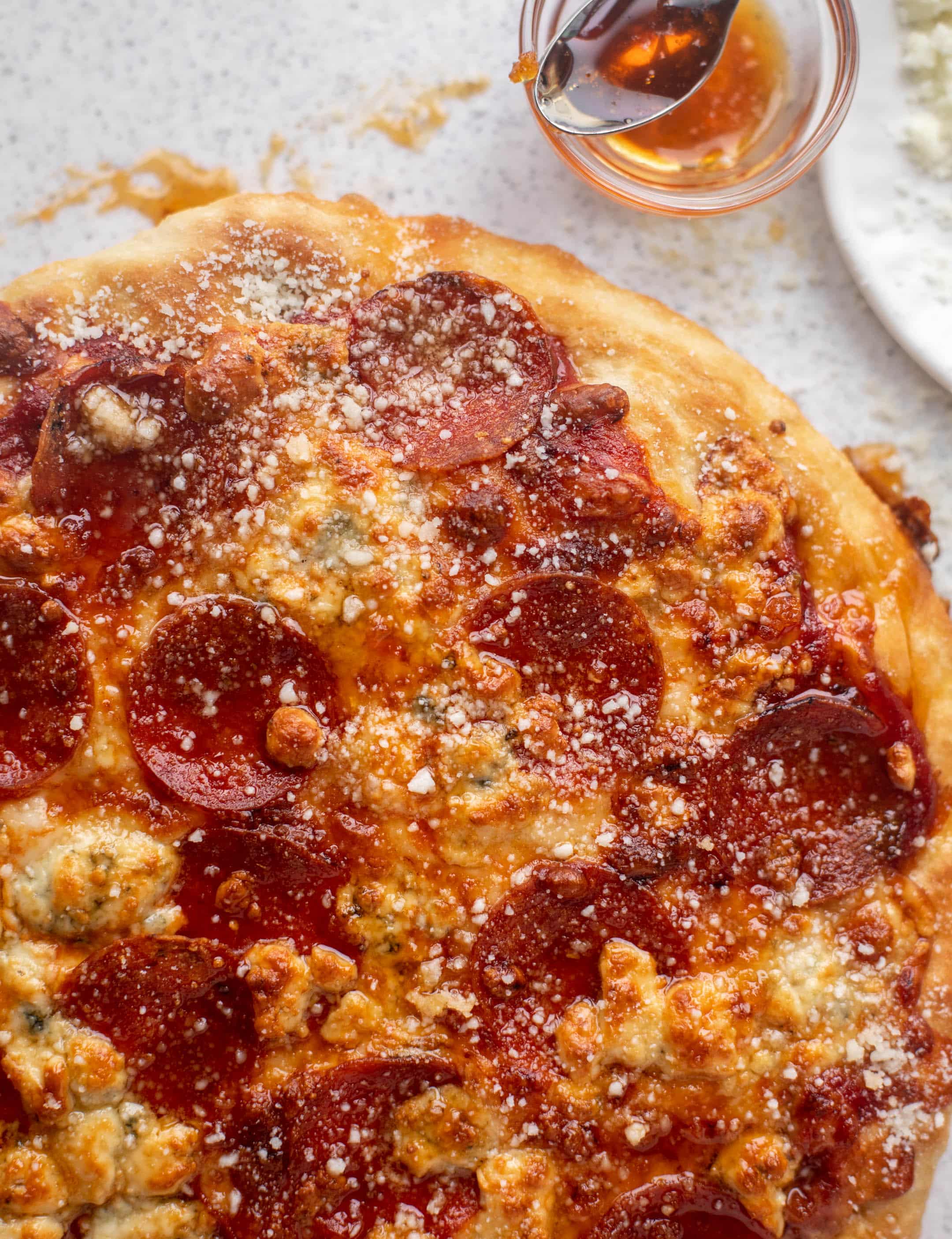 skillet pepperoni pizza
