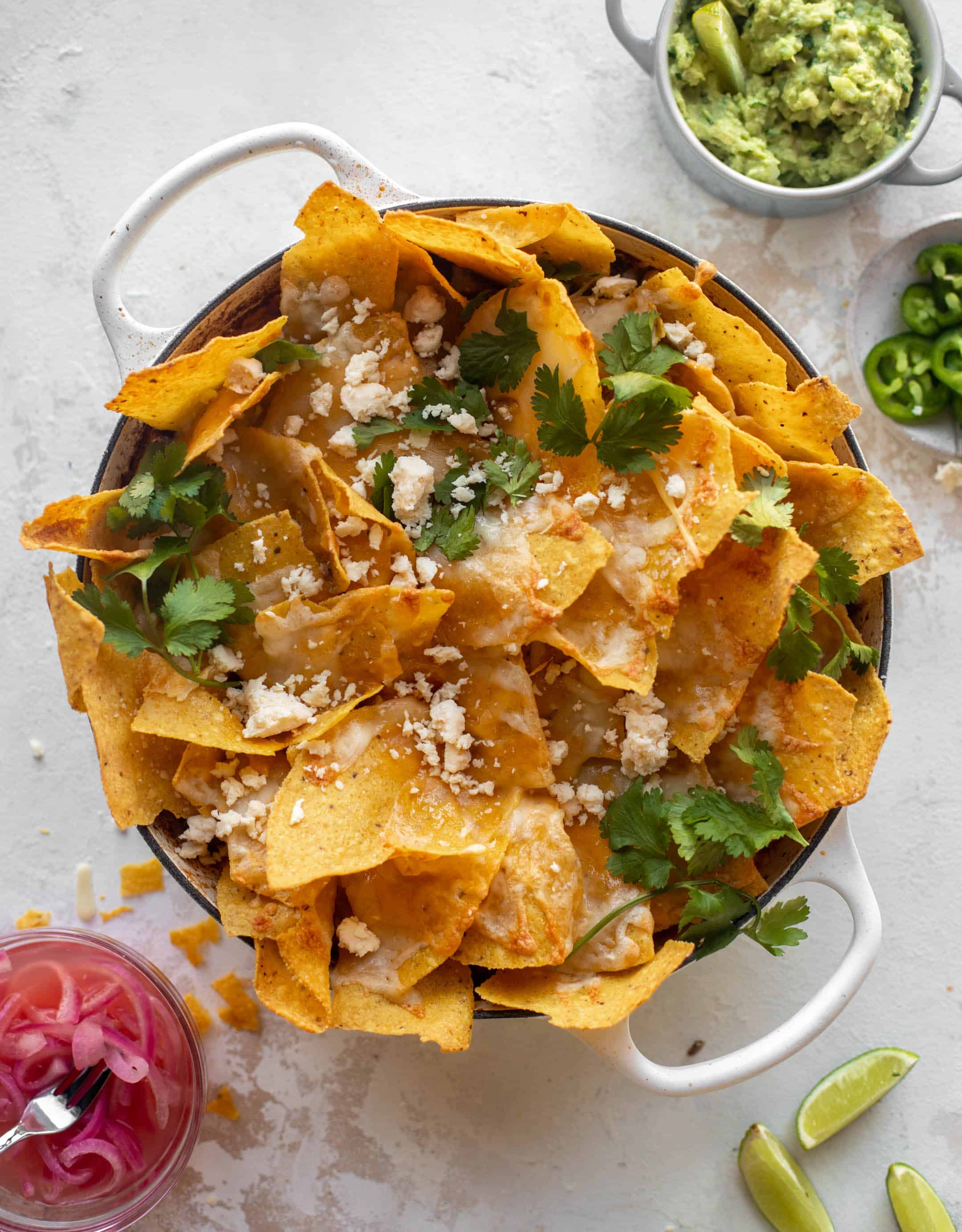 one pot cheesy nachos