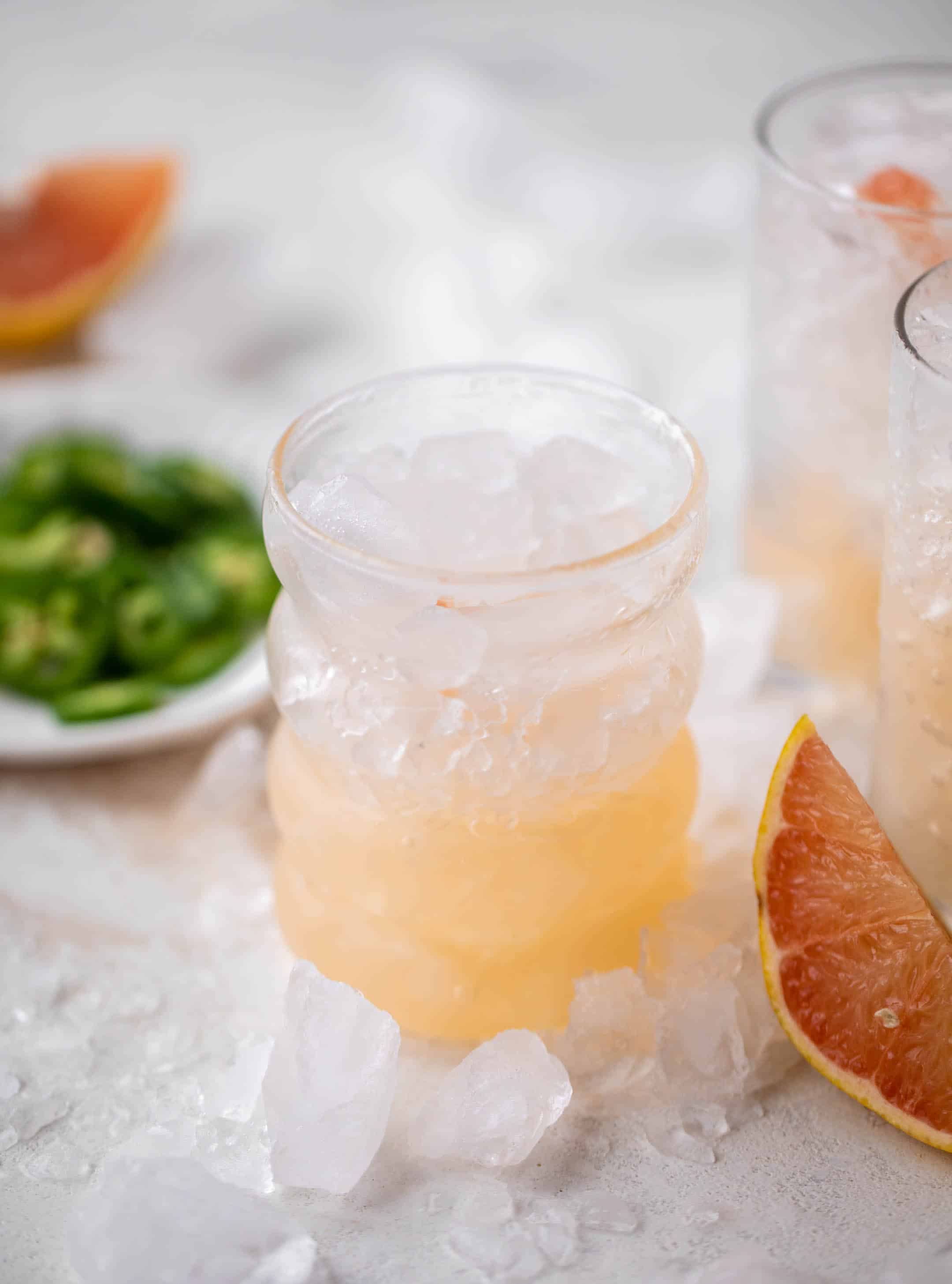 spicy grapefruit tequila soda