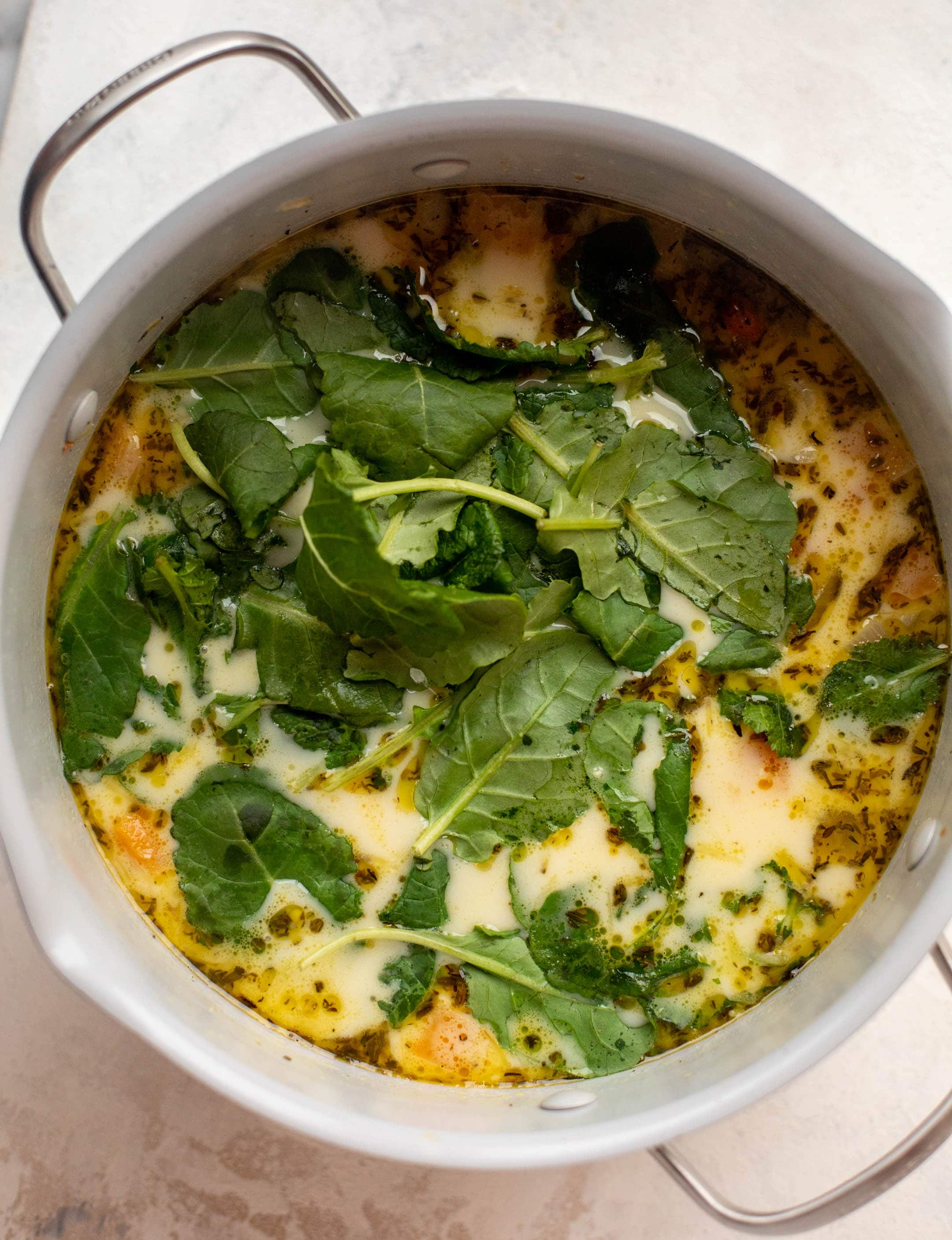 winter chicken soup with ricotta dumplings