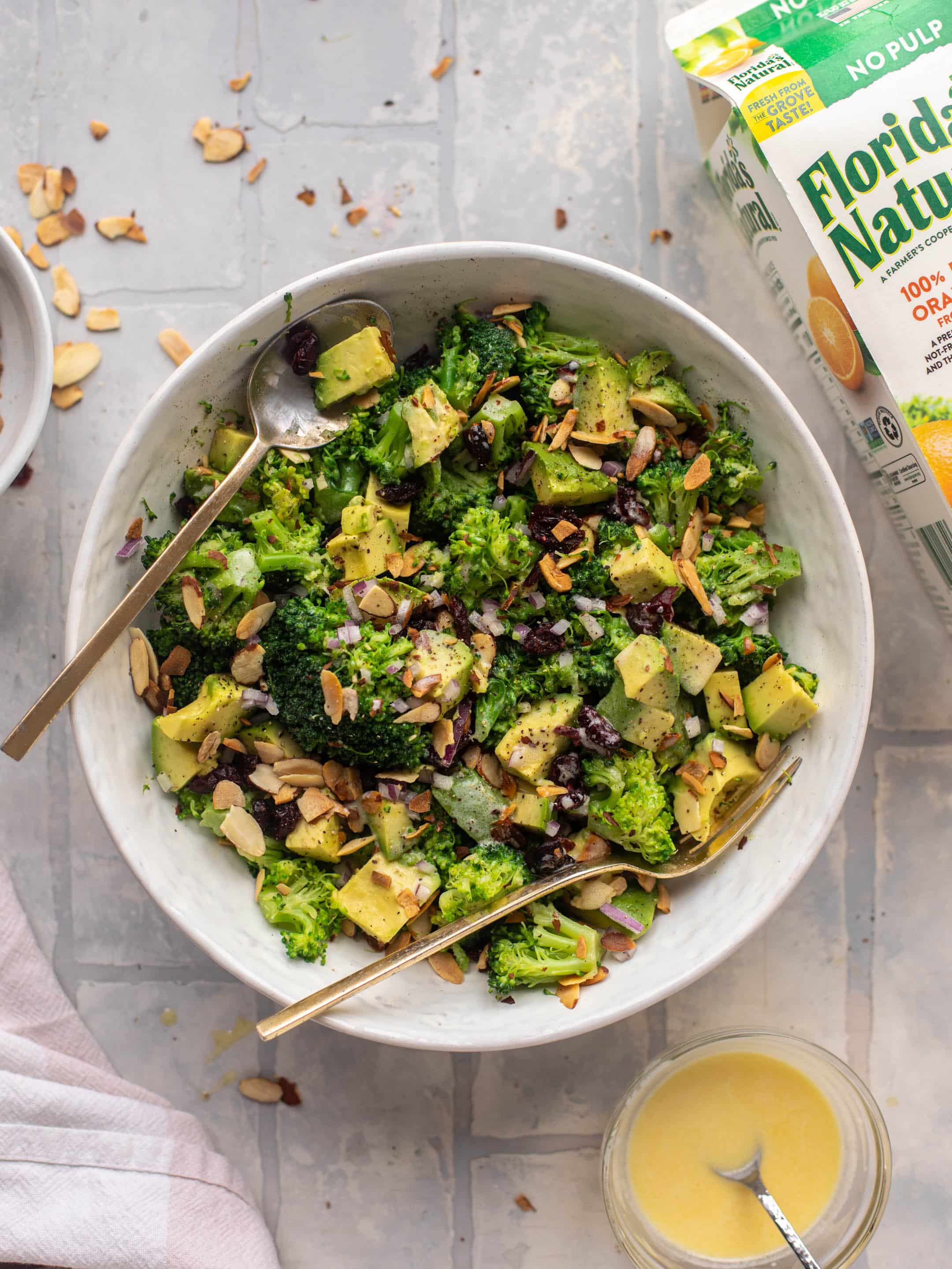 winter broccoli crunch salad