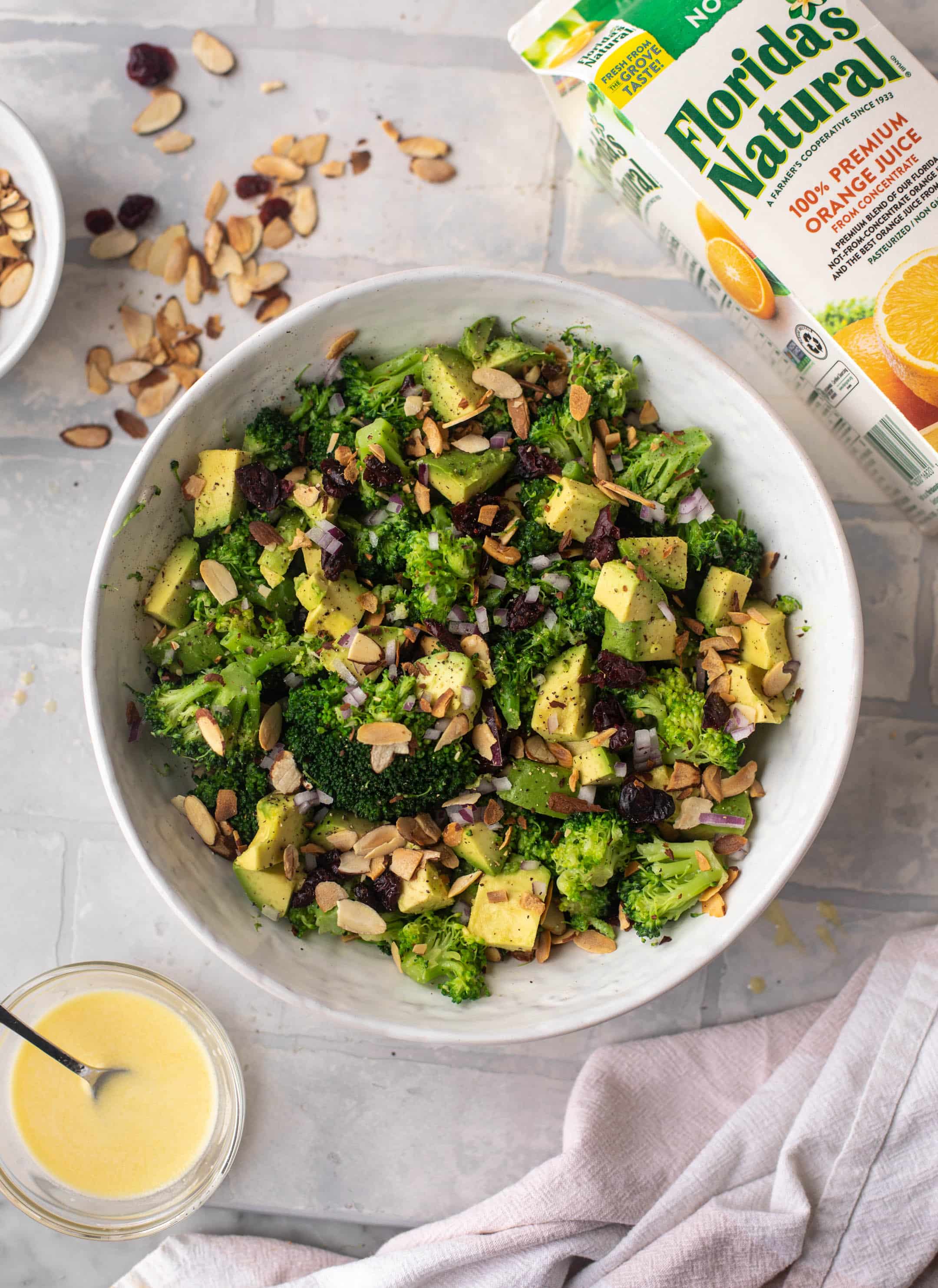 winter broccoli crunch salad
