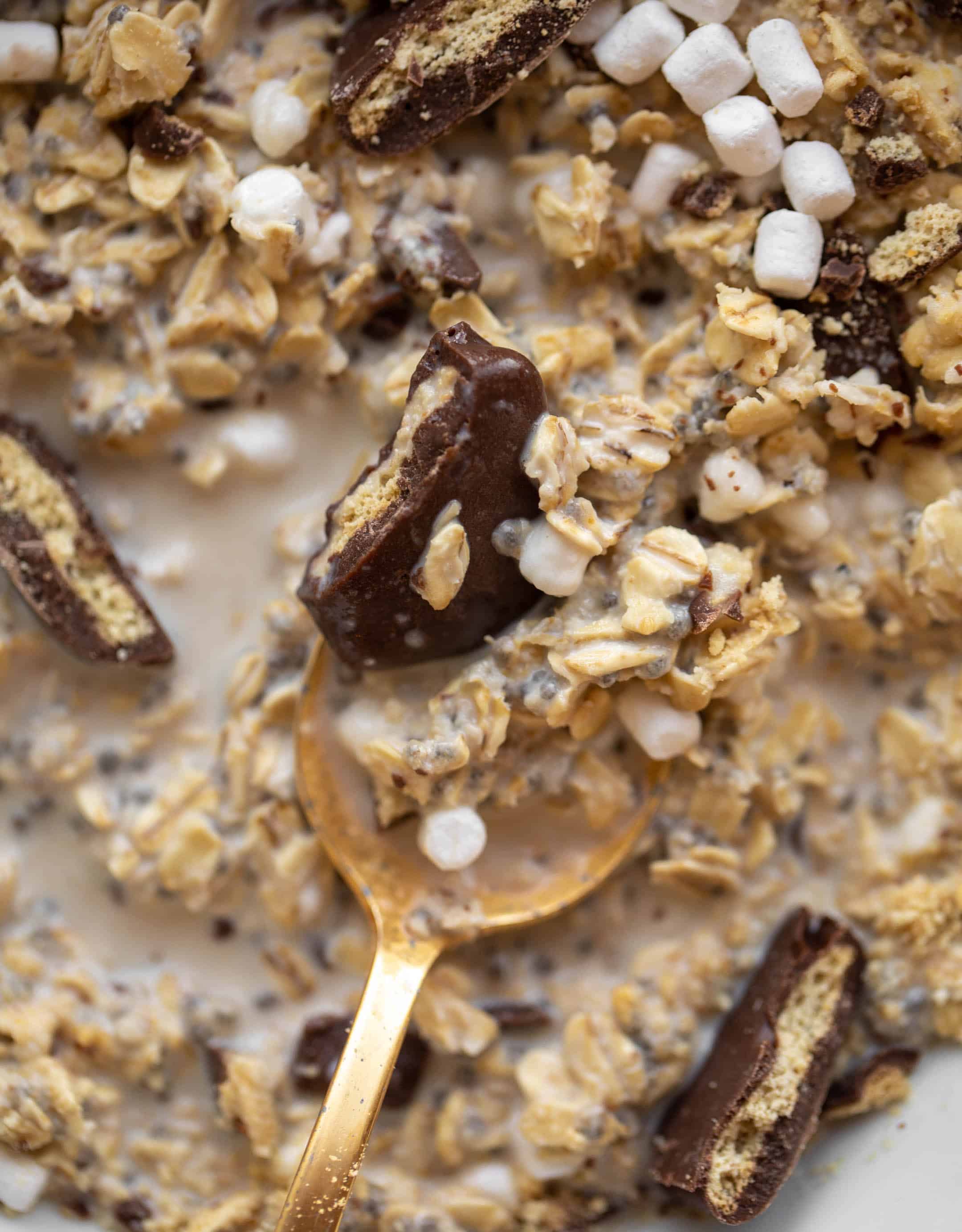 s'mores overnight oats