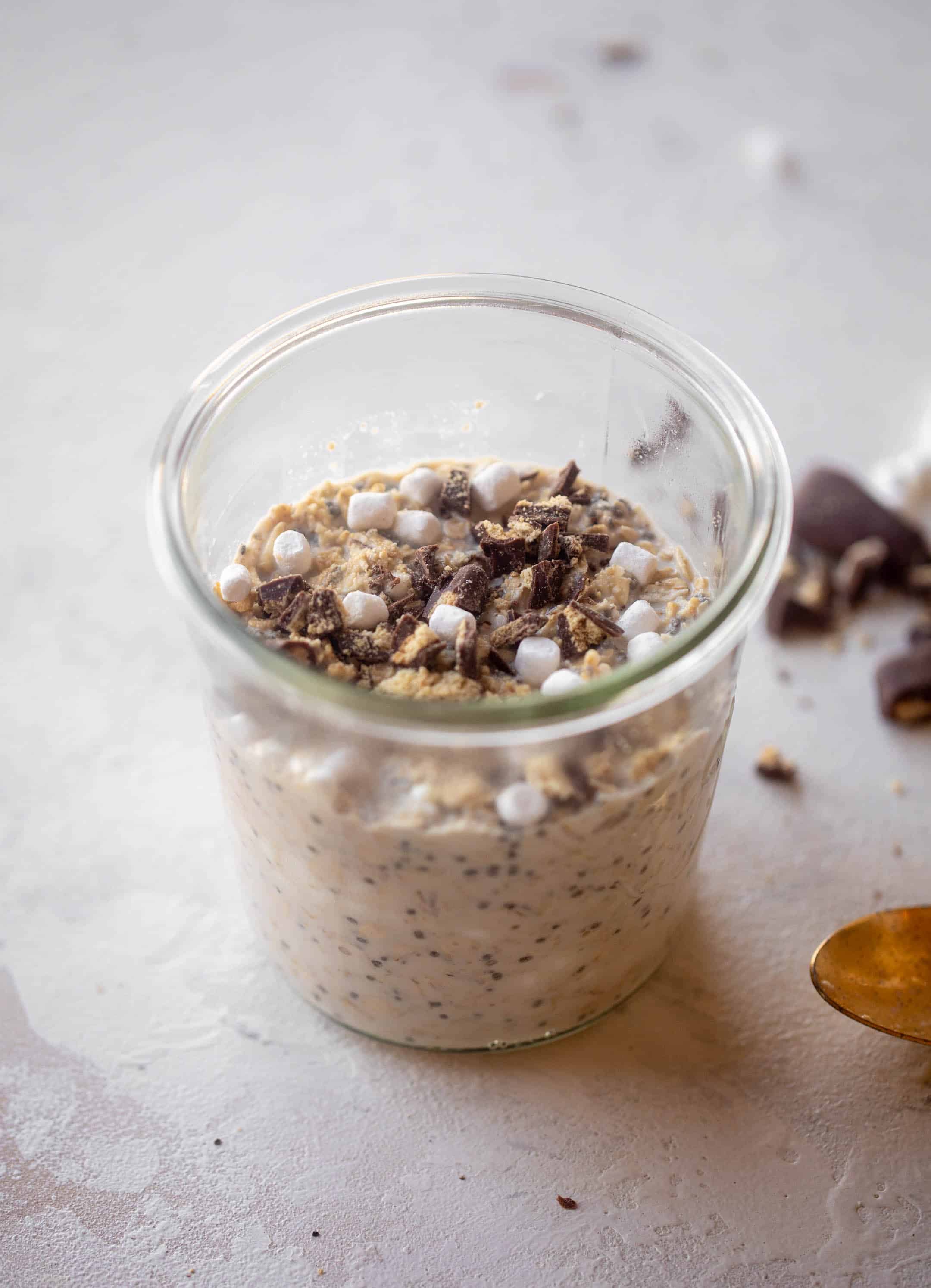 s'mores overnight oats