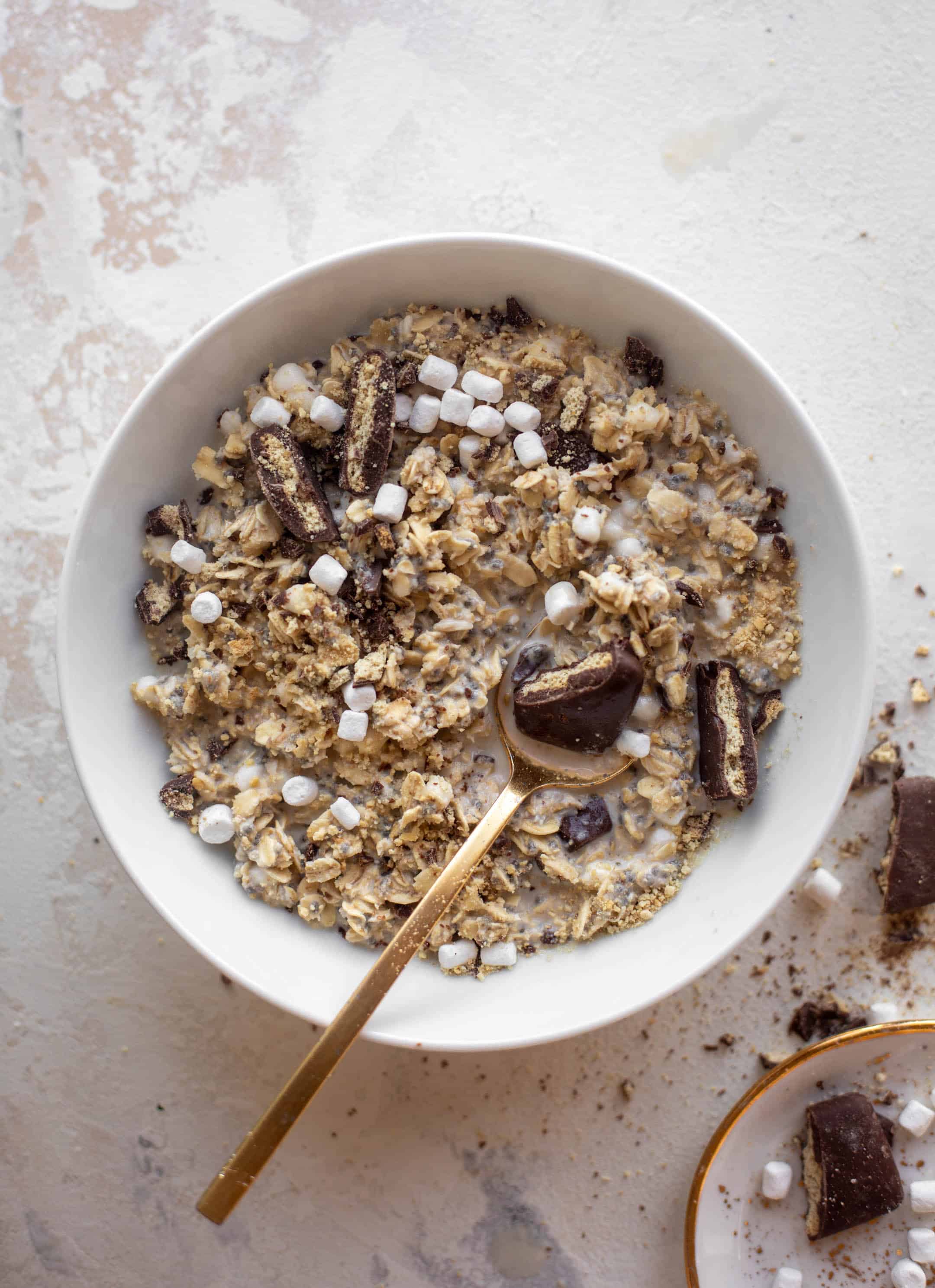 s'mores overnight oats