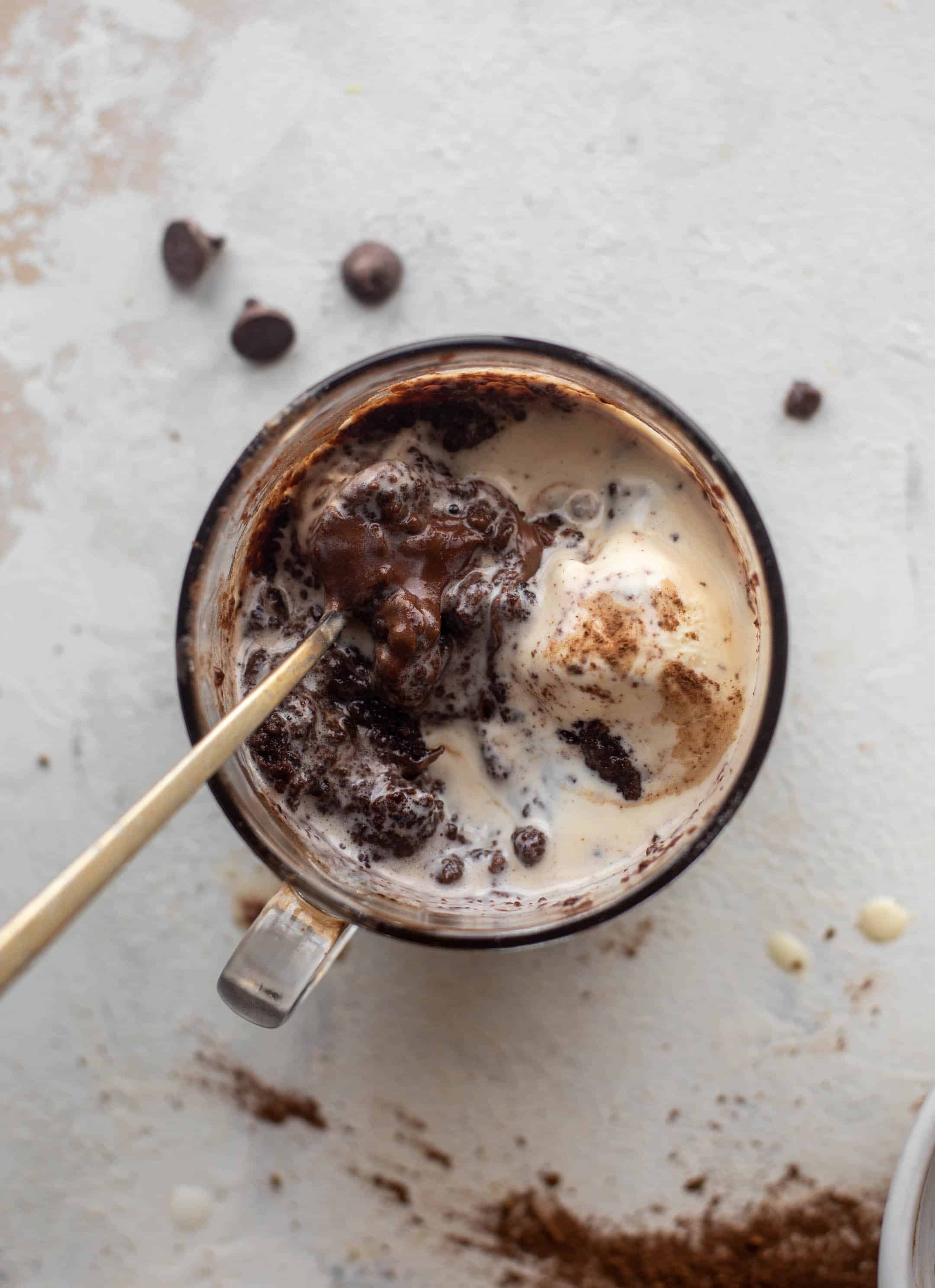 bailey's irish cream mug brownie