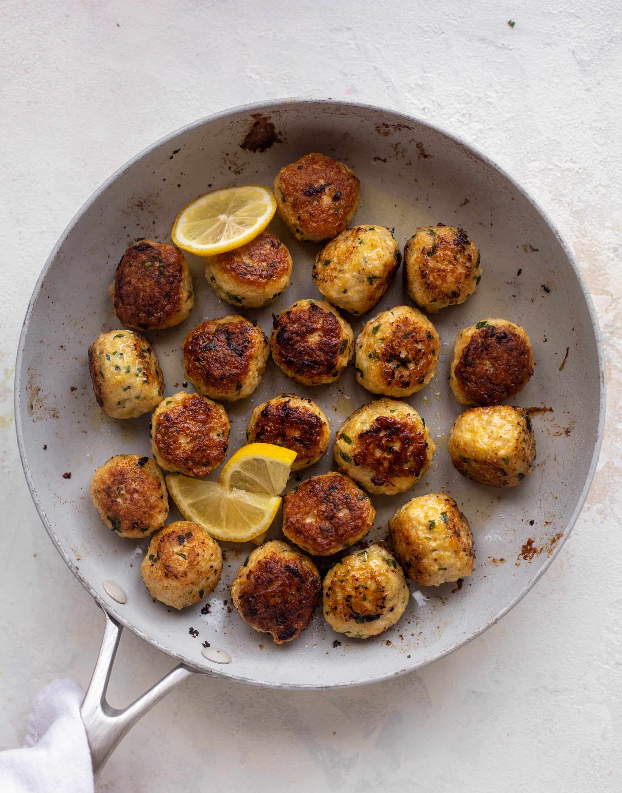 green goddess chicken ricotta meatballs