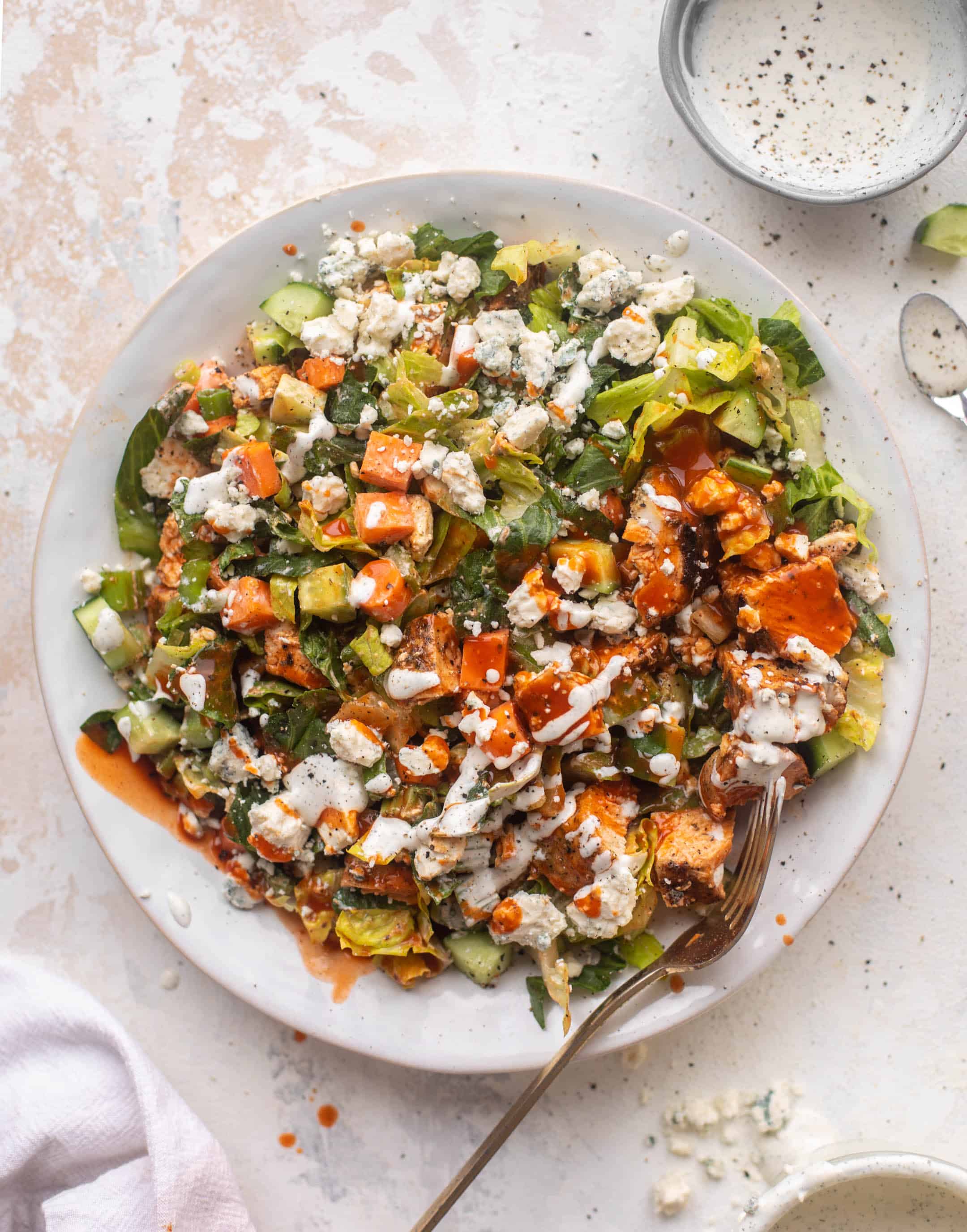 buffalo chicken chopped salad
